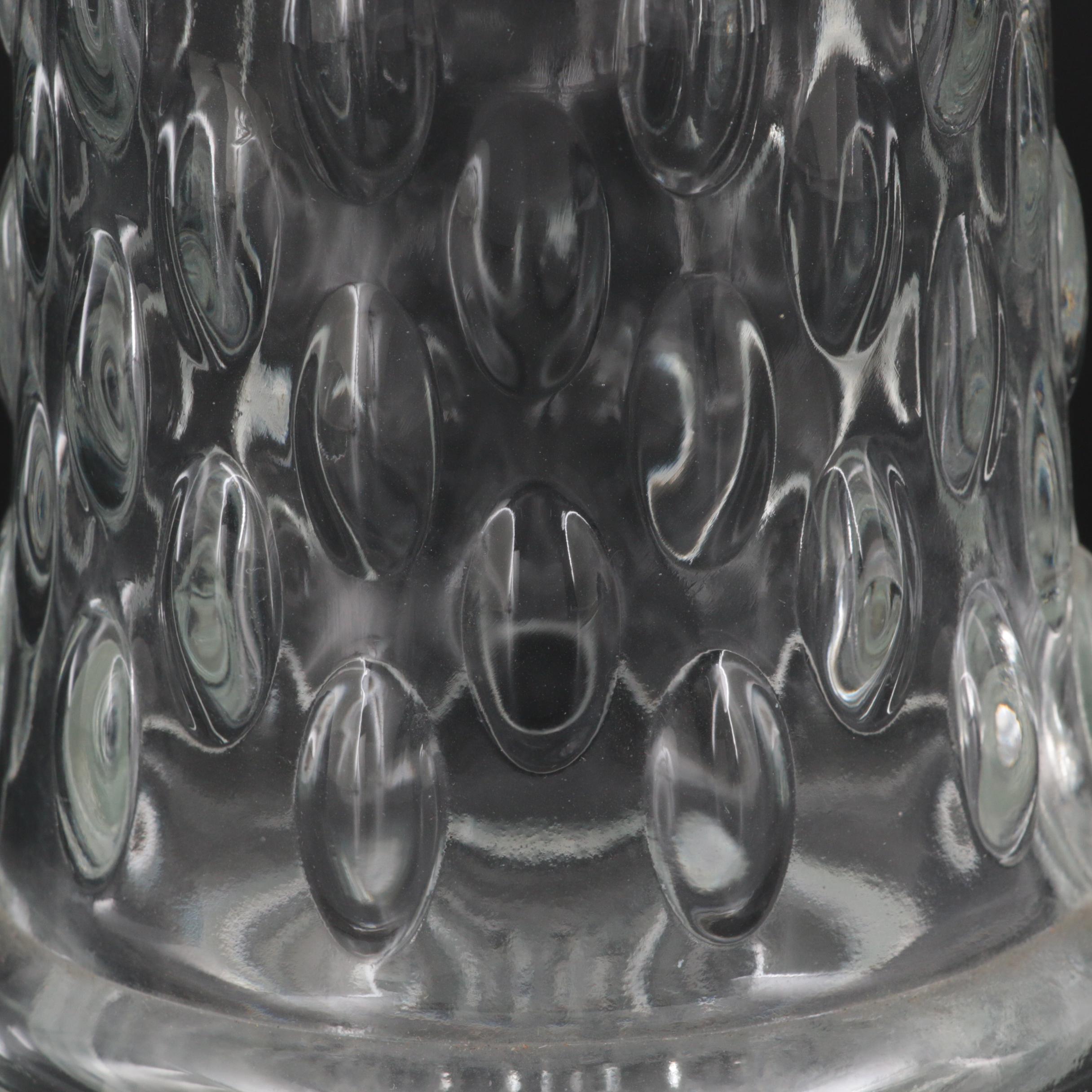 Rein-Zinn Musical Molded Glass Beer Stein with Pewter Lid