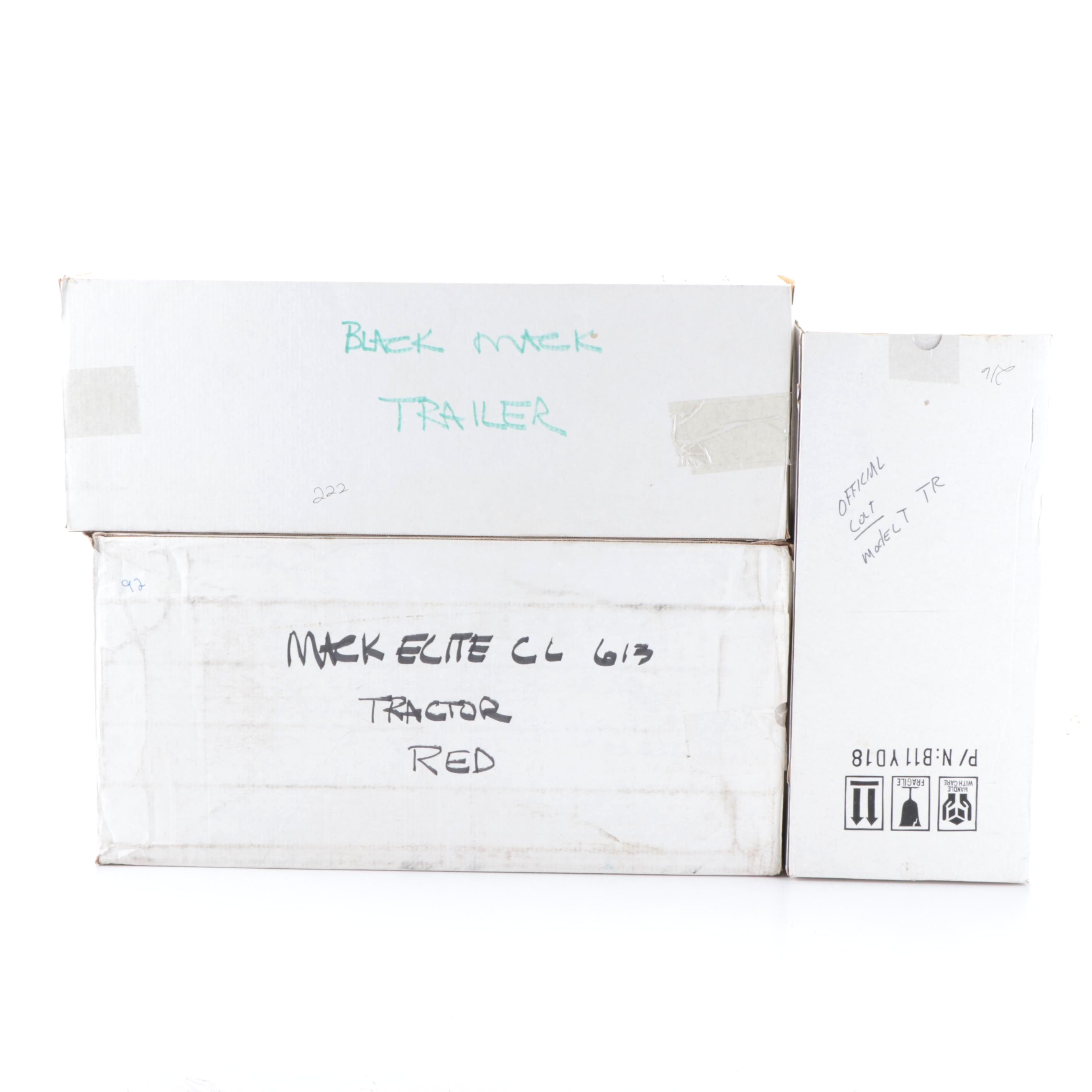 The Franklin Mint Mack Refrigerated Truck and Other Diecast Model Vehicles