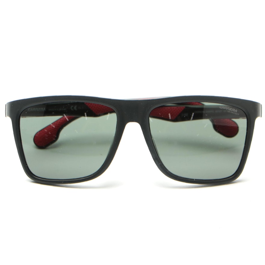 Carrera 5049/FS Rectangular Sunglasses in Black with Case