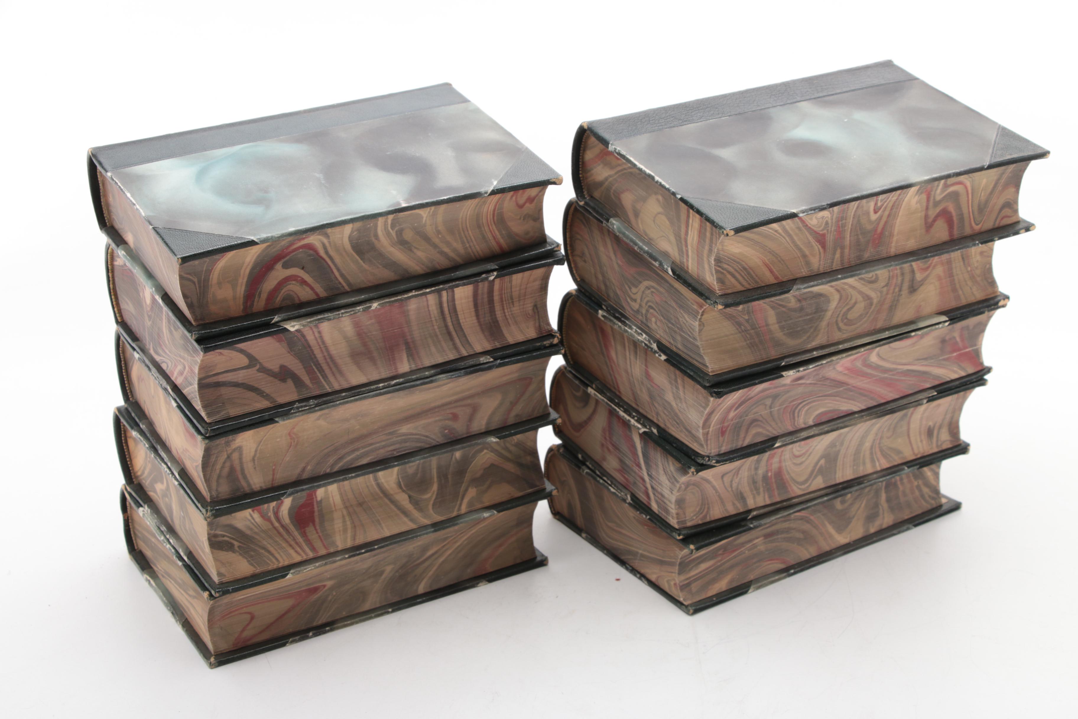 "Bonniers Konversations Lexikon" Partial Series Edited by Yngve Lorents, 1920s