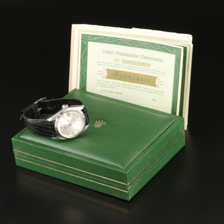 1966 Rolex Oyster Perpetual Date Stainless Steel Watch