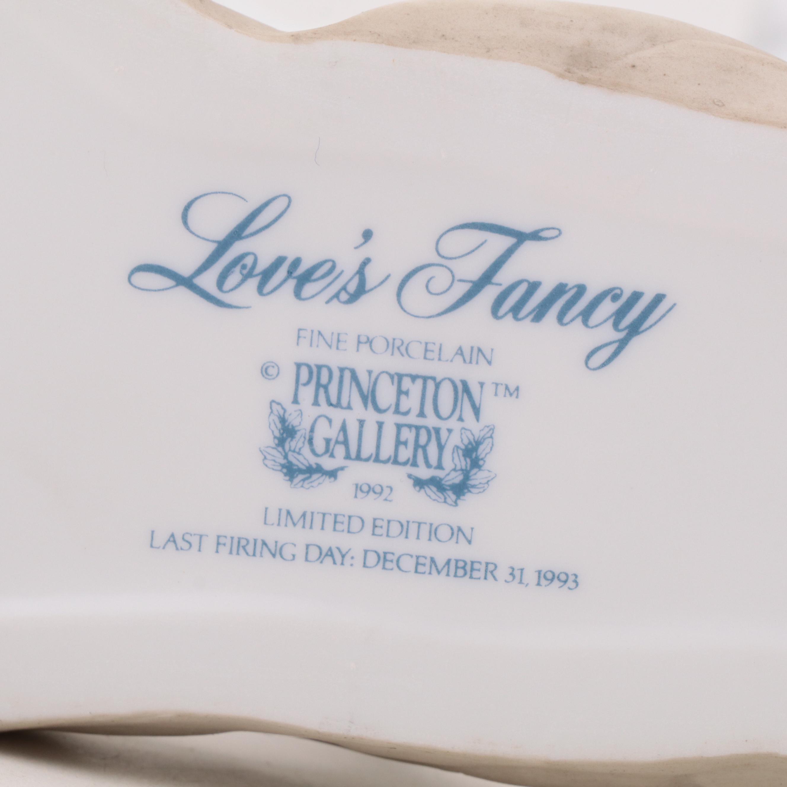 Princeton Gallery "Love's Courtship" and Other Porcelain Unicorns, 1990s