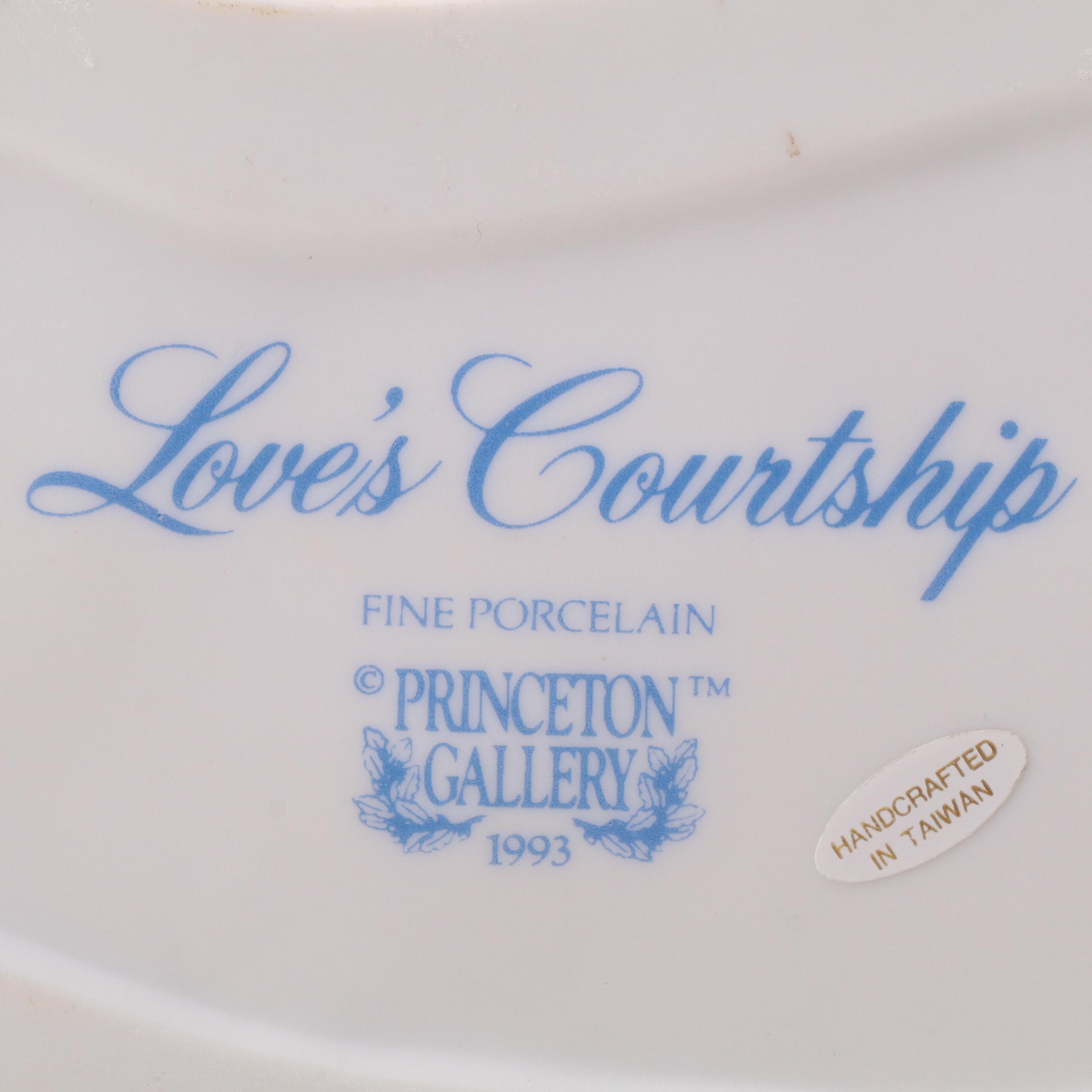 Princeton Gallery "Love's Courtship" and Other Porcelain Unicorns, 1990s