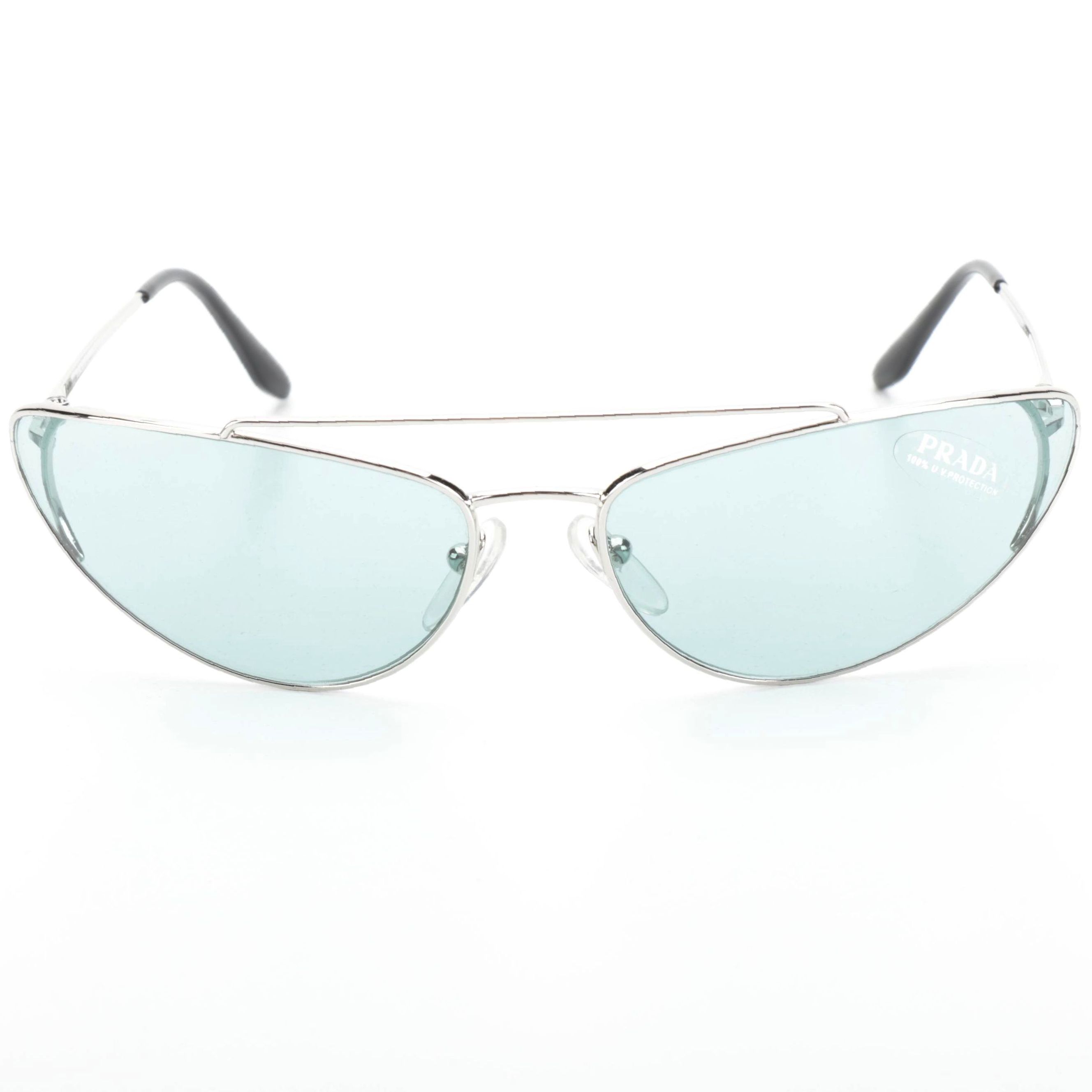 Prada SPR62V Modified Cat Eye Sunglasses with Case