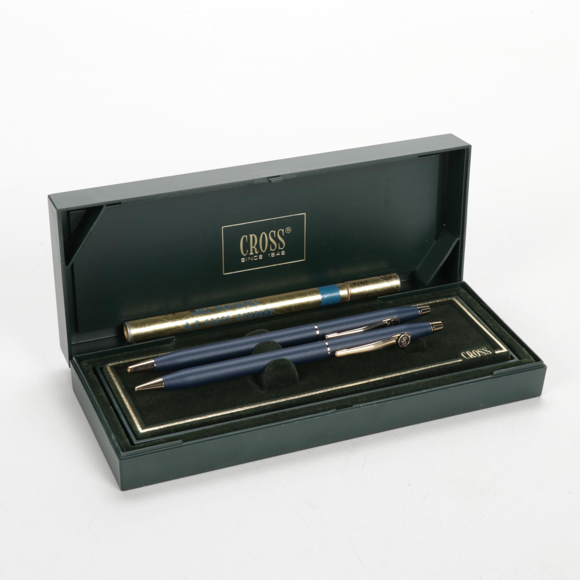 Cross and Parker "USS" Pen Sets, Sheaffer Fountain Pen, Autopoint Pencil