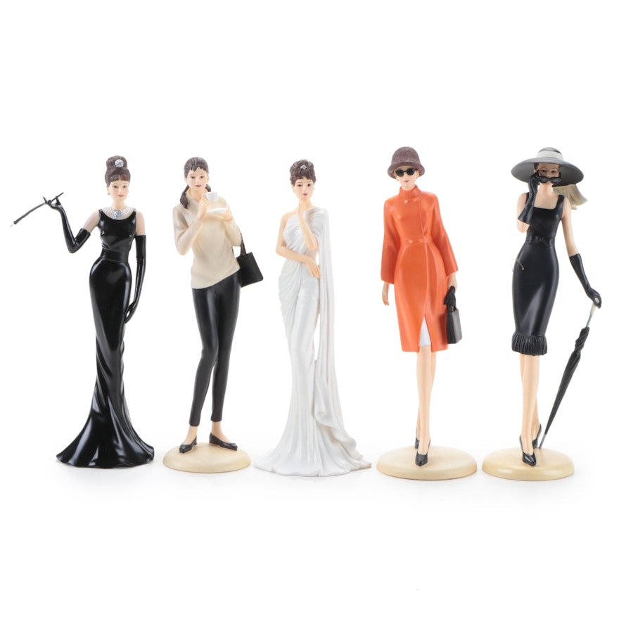 The Hamilton Collection "Breakfast at Tiffany's" Resin Figurines