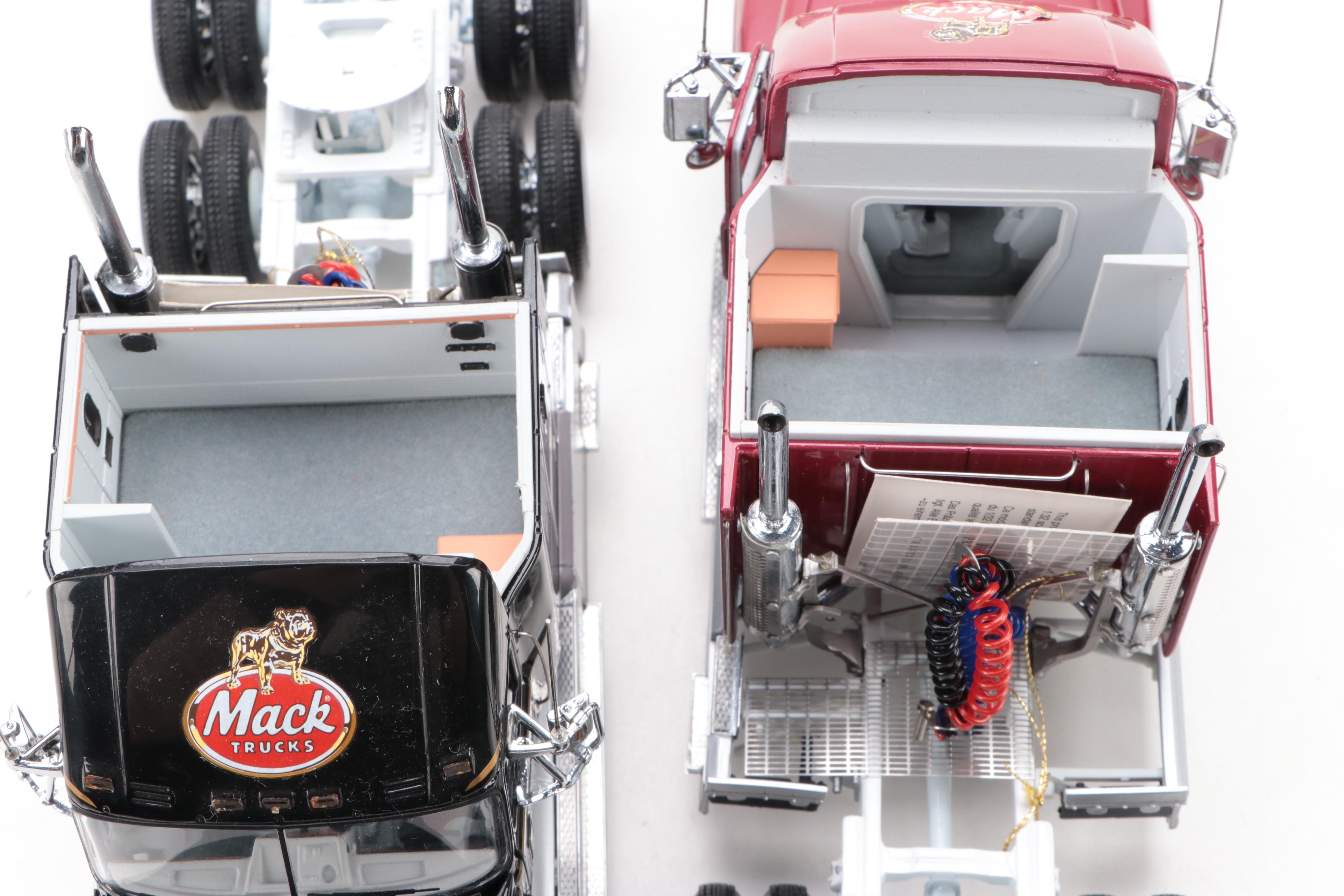 Franklin Mint Mack Truck Diecast Toy Semi-Trucks