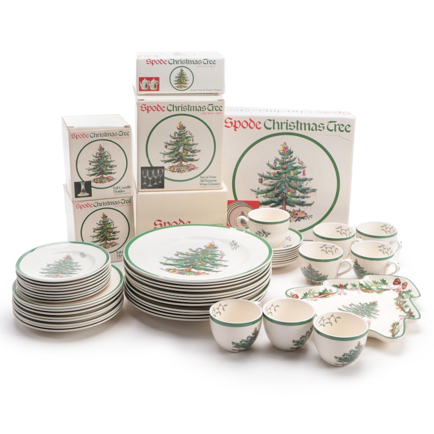 Spode "Christmas Tree" Ceramic Dinnerware and Décor
