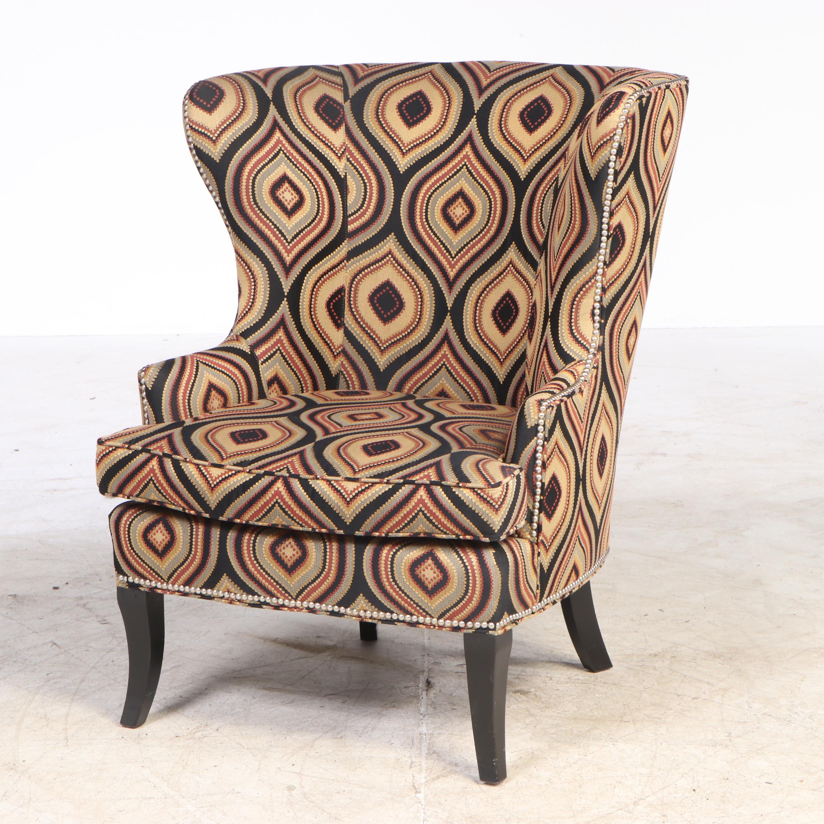 Sam Moore Wingback Lounge Chairs
