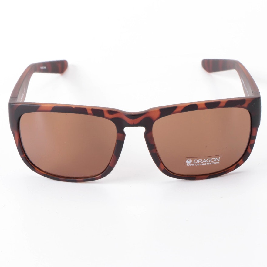 Dragon Alliance Rune Matte Havana Sunglasses with Cloth Case