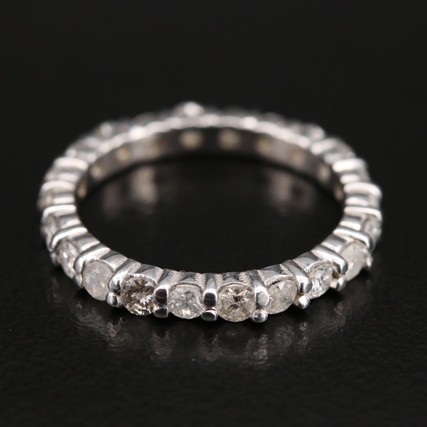 14K 1.00 CTW Diamond Eternity Band