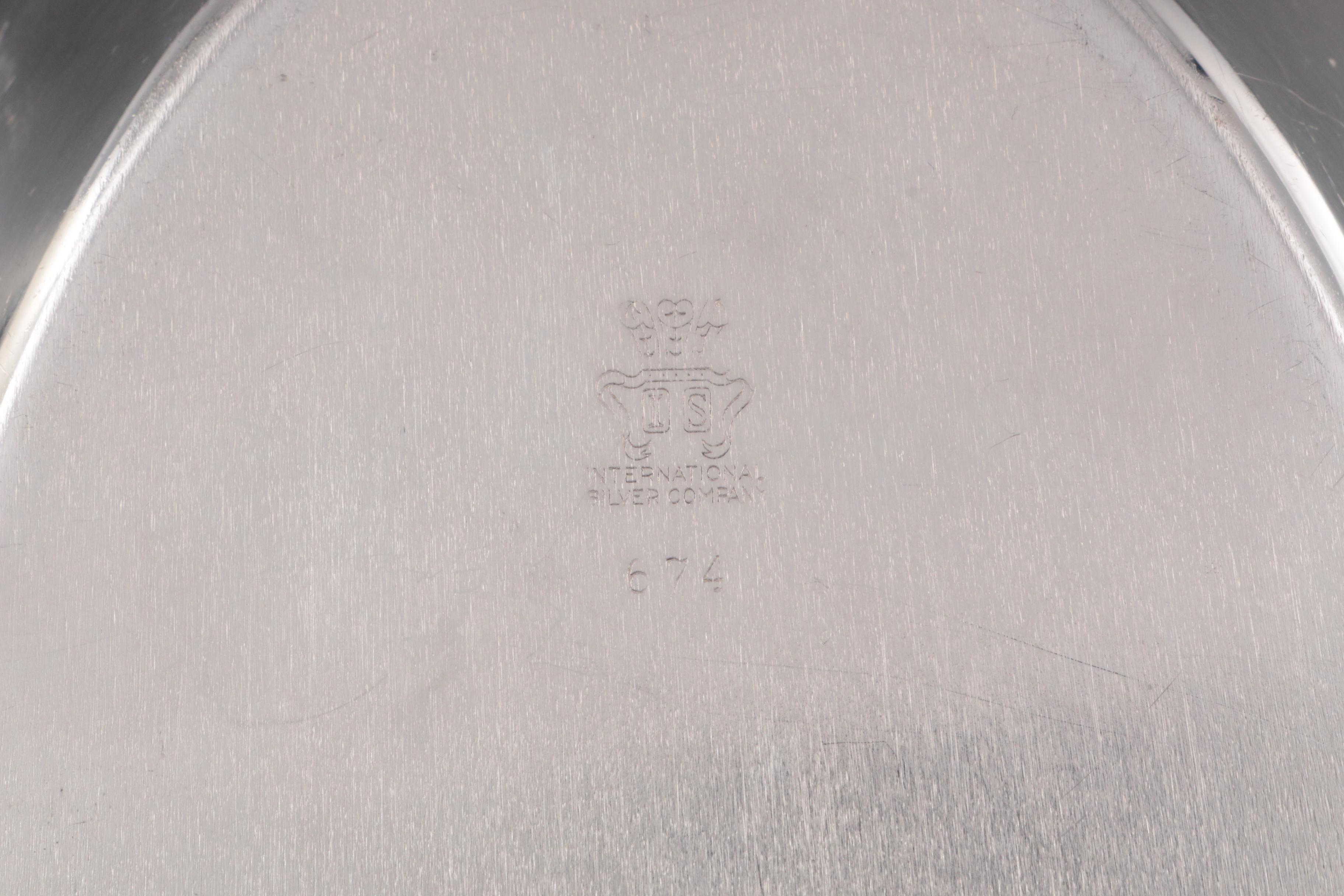 Wm. A. Rogers "Carol" Silver Plate Pitcher with Other Silver Plate Serveware