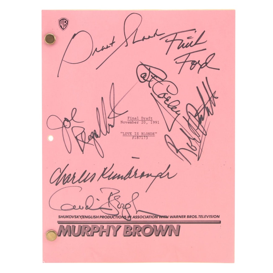 "Murphy Brown" Signed Script