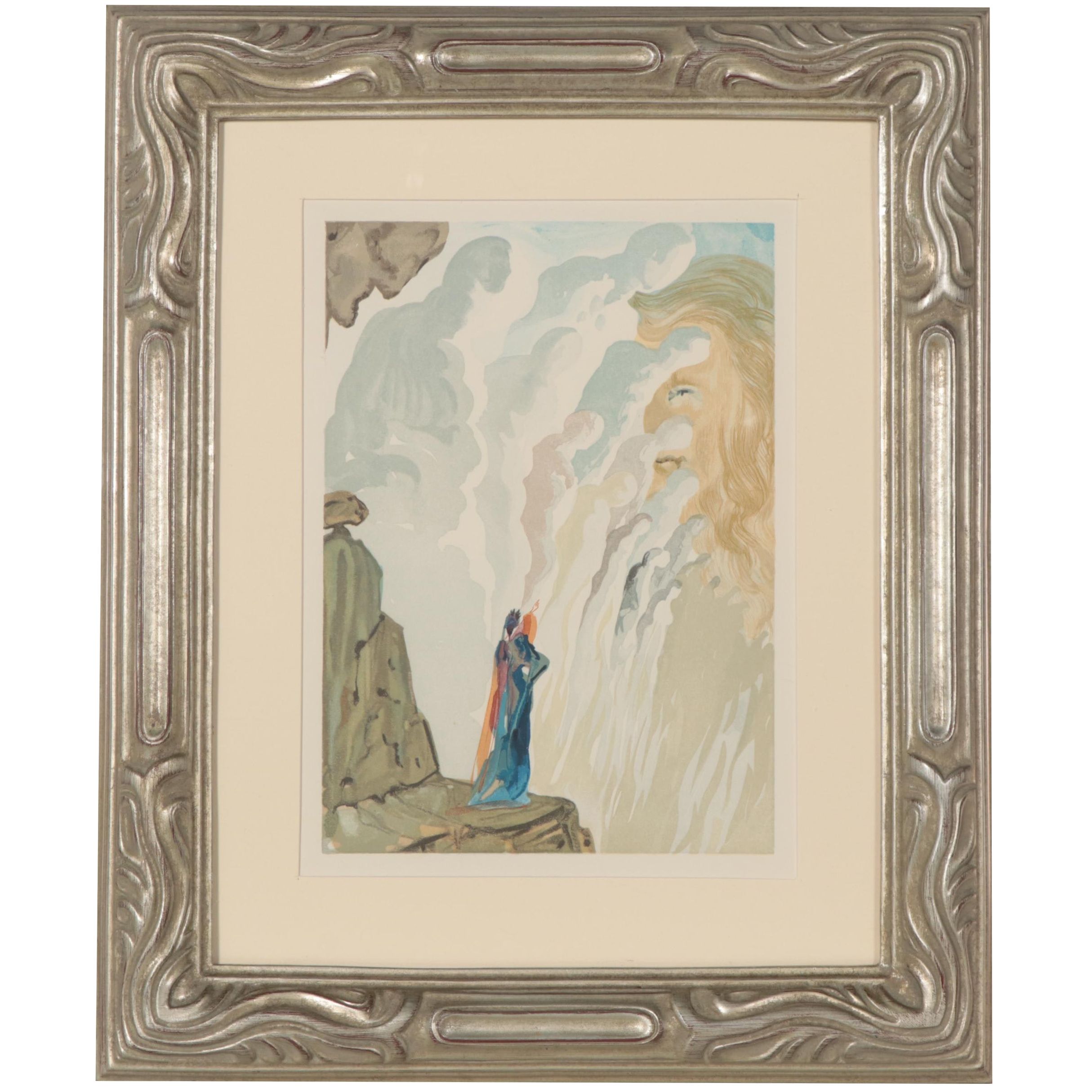 Salvador Dalí Wood Engraving "La Beaute des Sculptures"