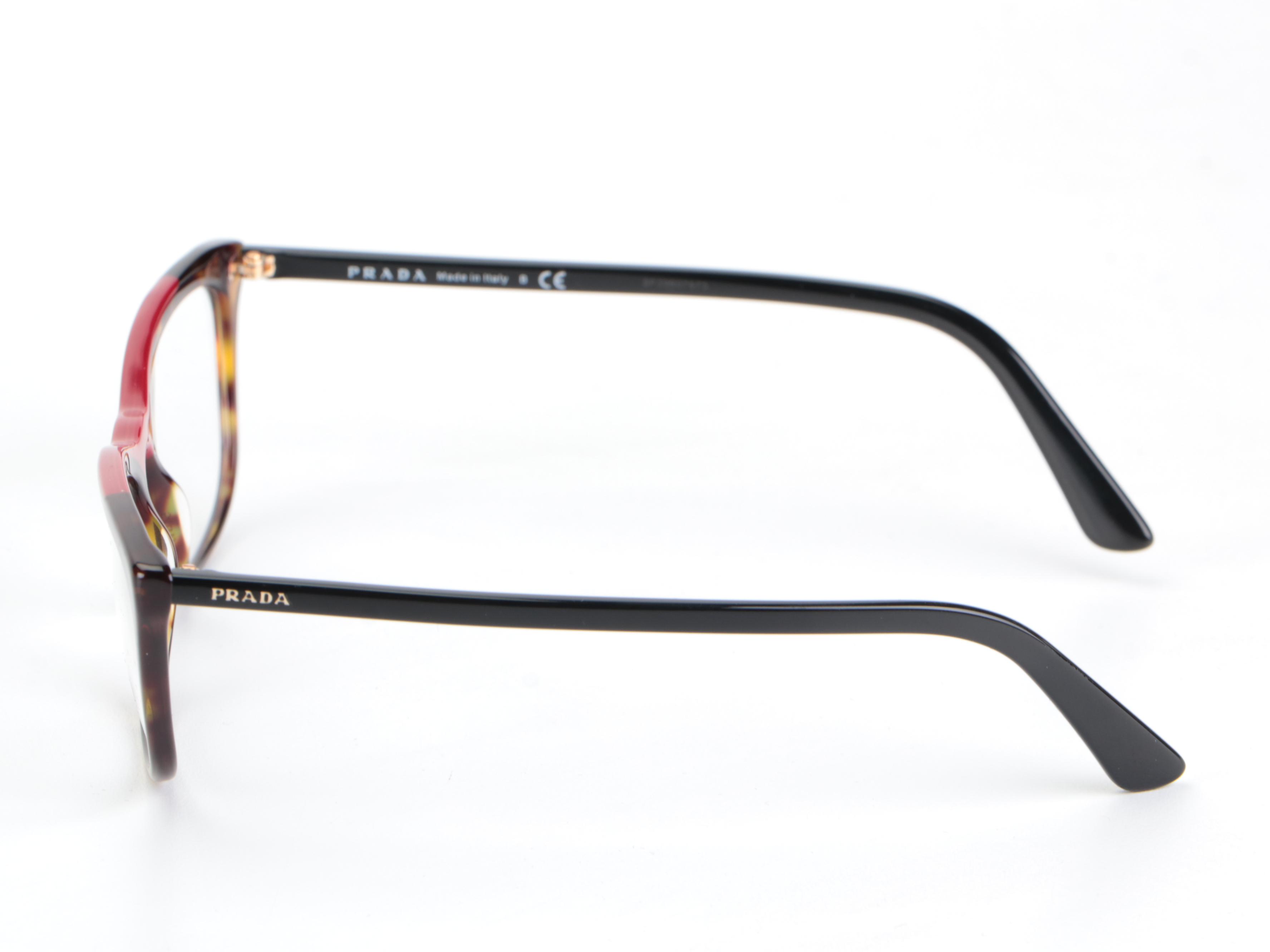 Prada VPR 10V Modified Cat Eye Sunglasses with Case and Box