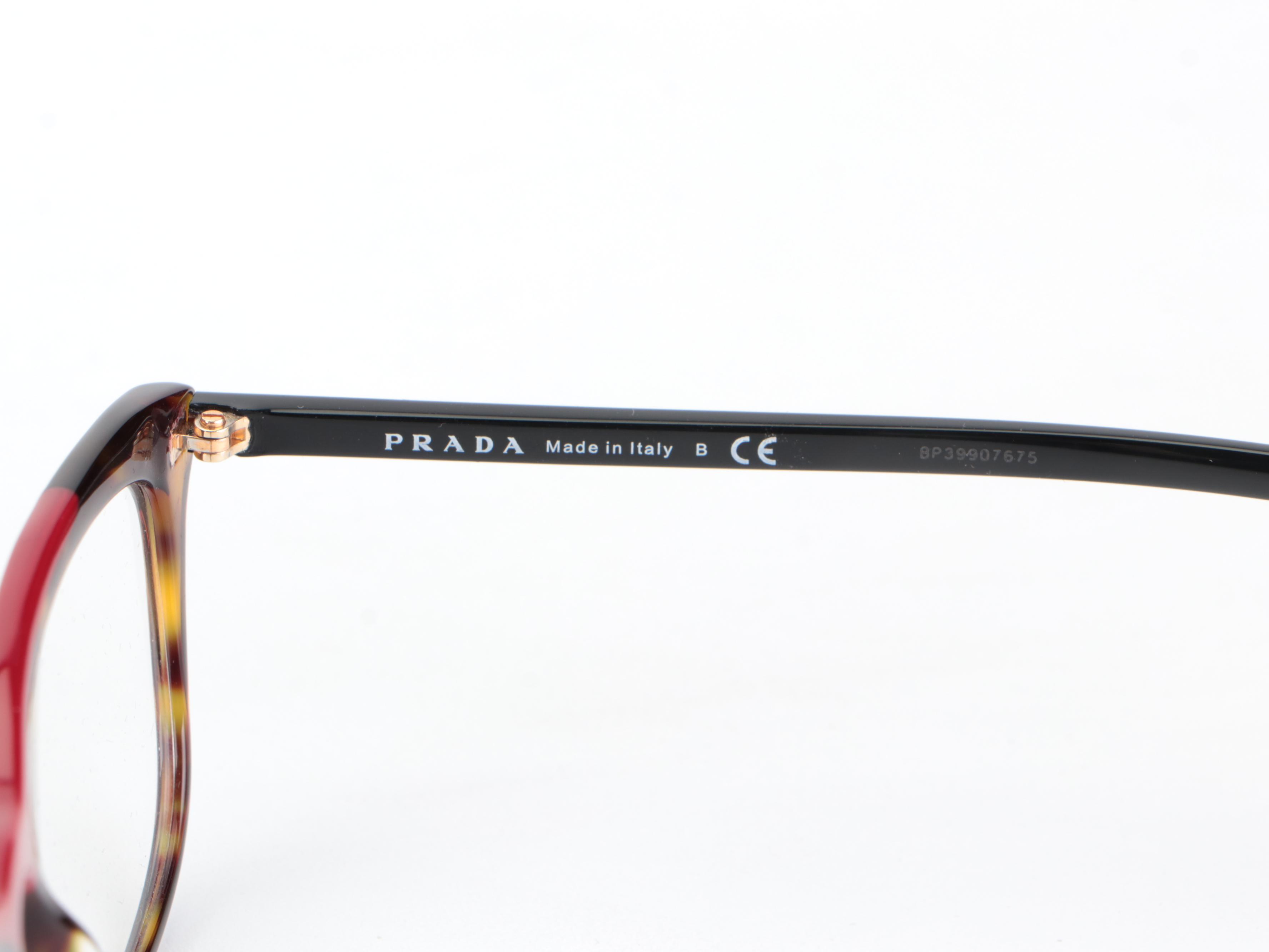 Prada VPR 10V Modified Cat Eye Sunglasses with Case and Box