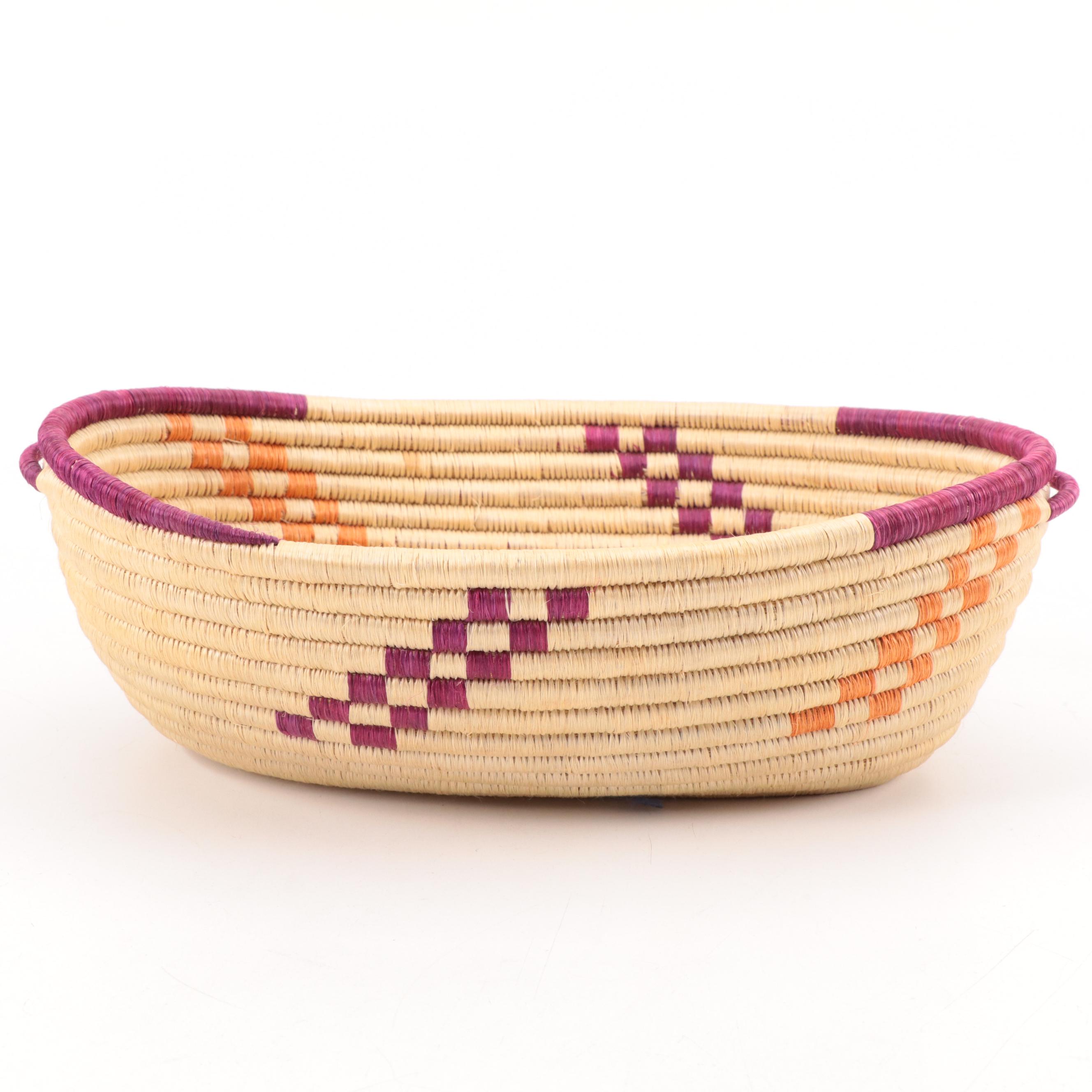 African Hand-Carved Animal Figurines, Akua'ba Inspired Dolls and Basket