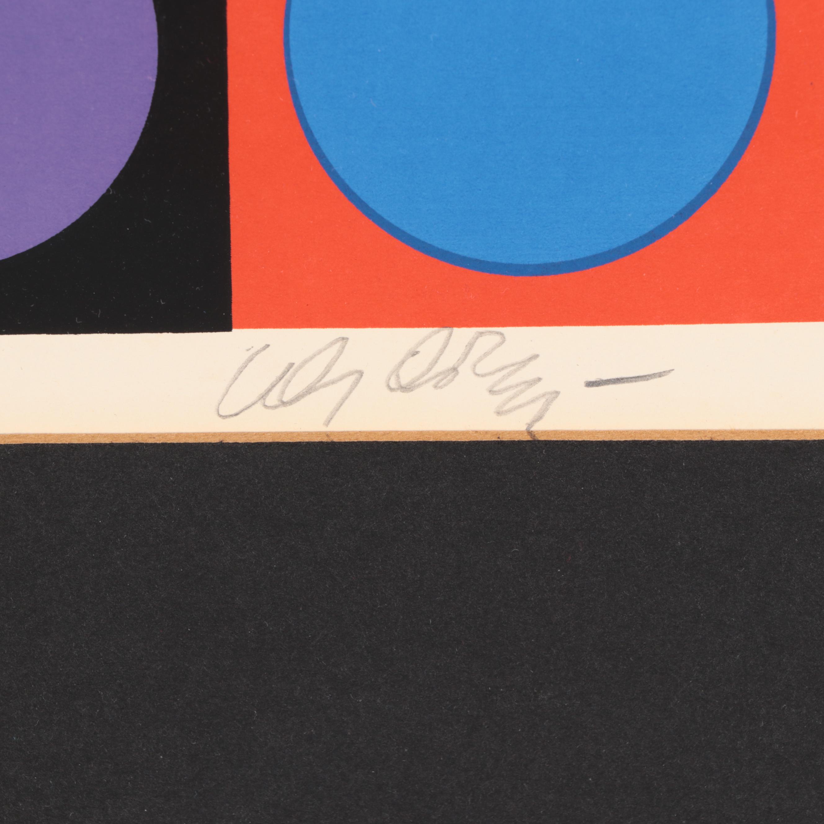 Victor Vasarely Serigraph "Planetarische Folklore"