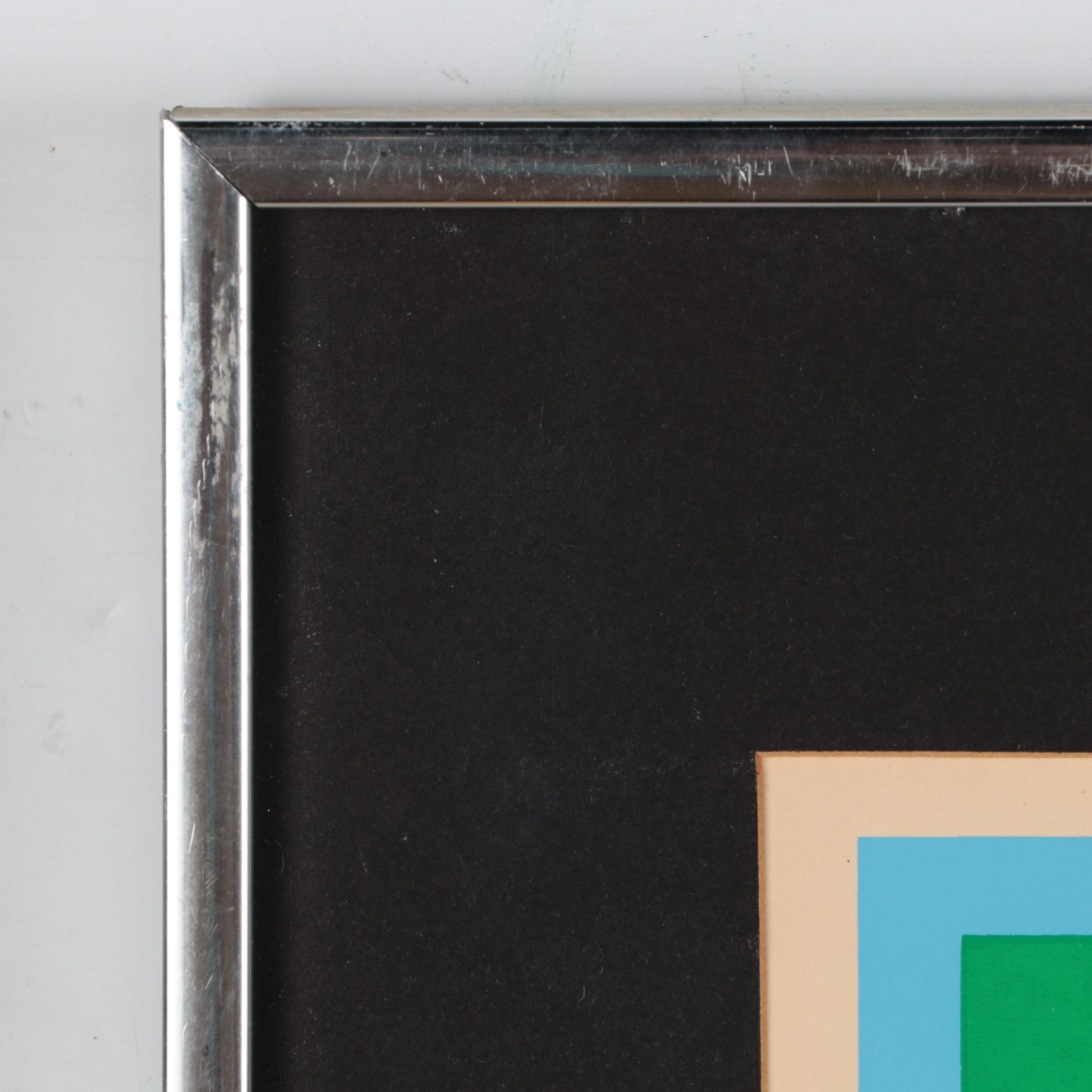 Victor Vasarely Serigraph "Planetarische Folklore"