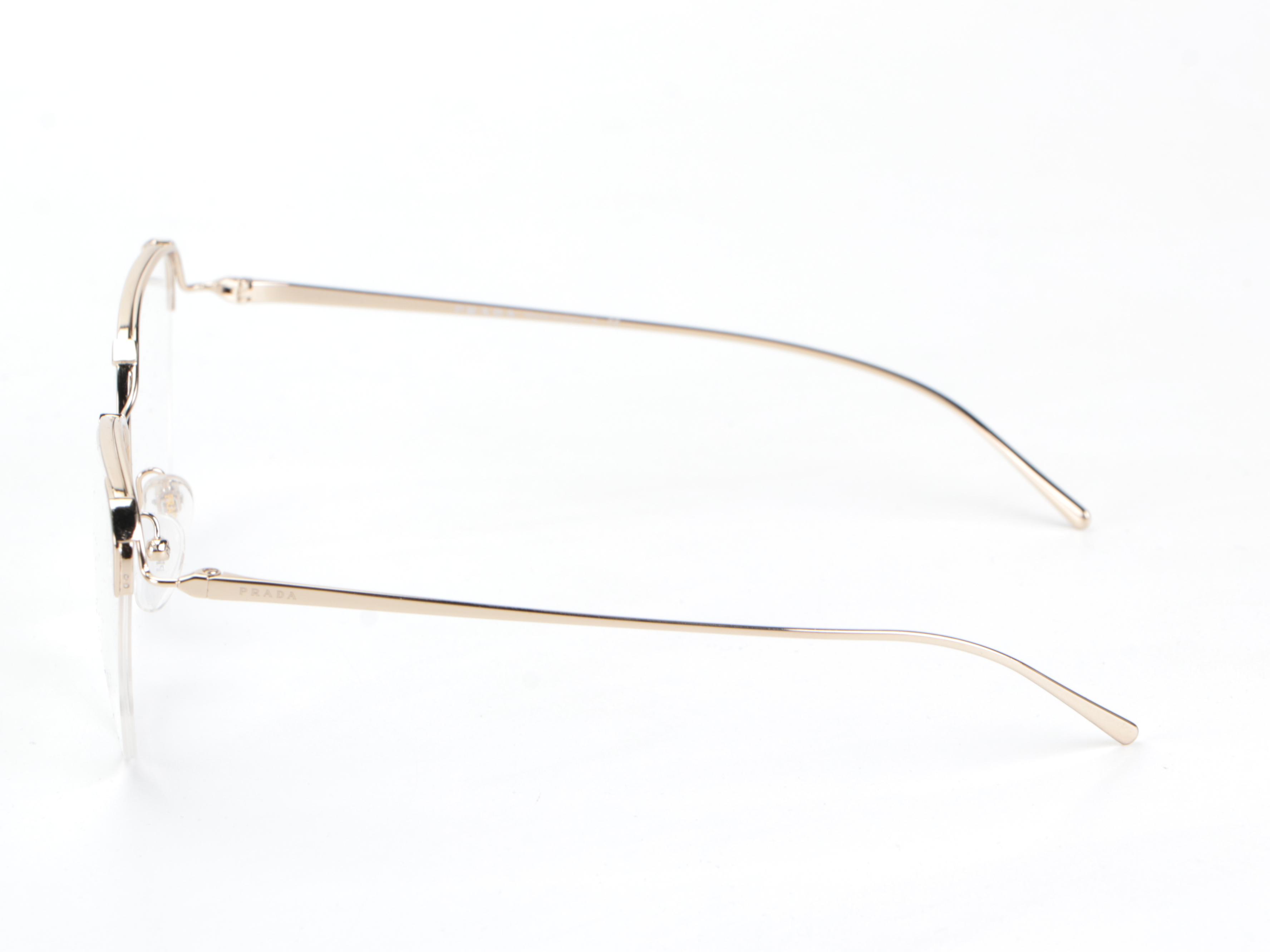 Prada VPR 60U Wire Frame Eyeglasses with Case and Box