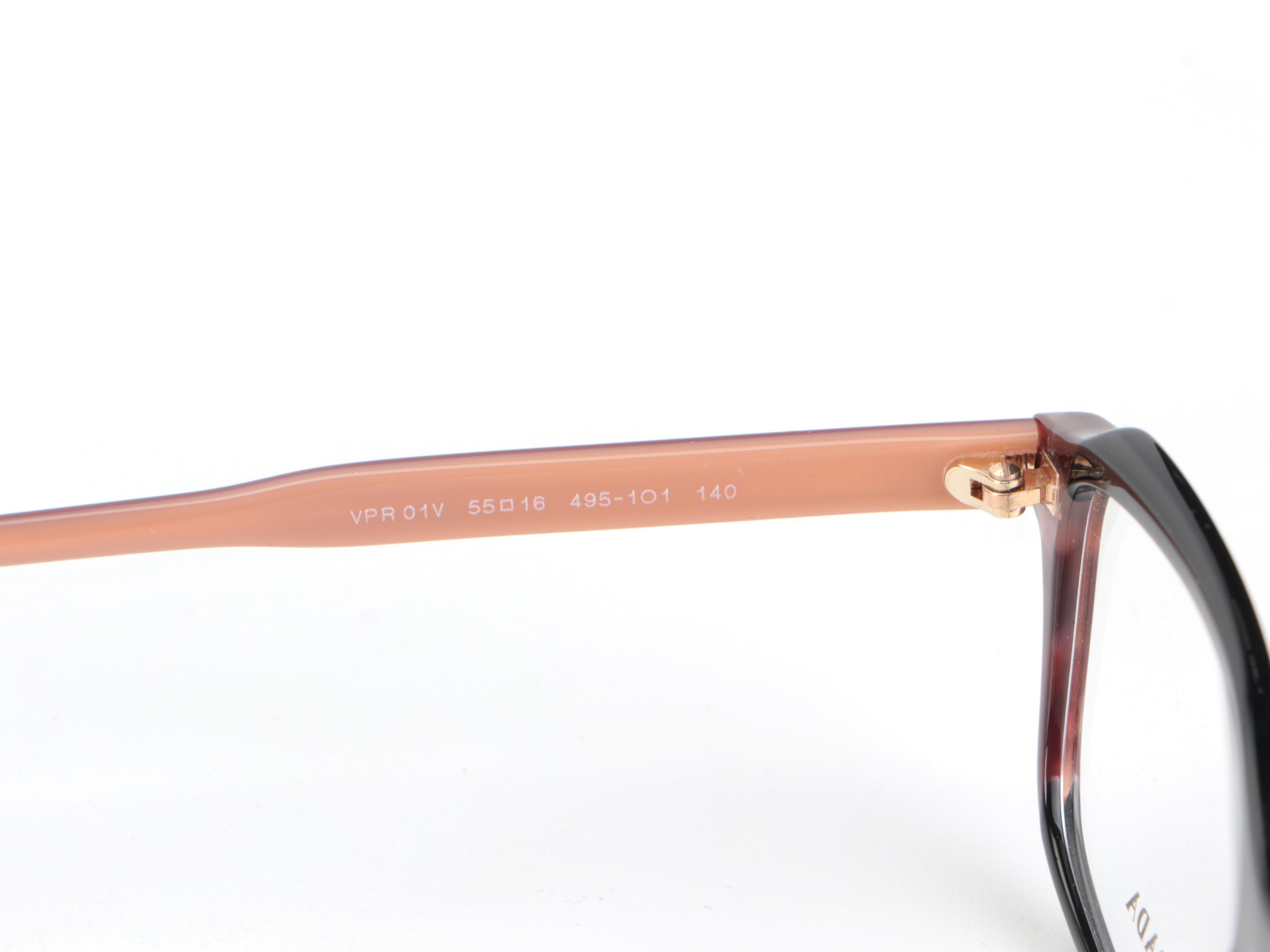 Prada VPR 01V Rectangular Eyeglasses with Case and Box