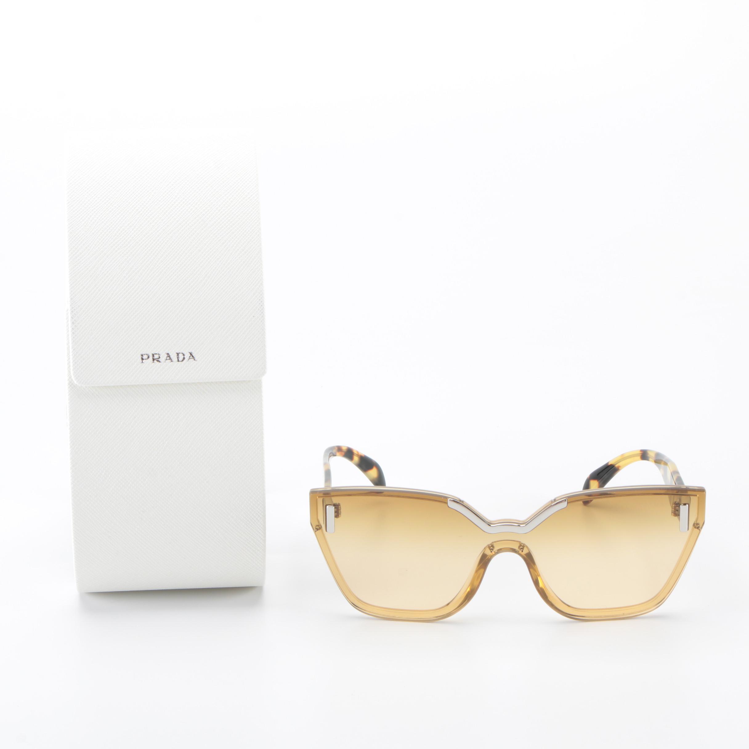 Prada SPR 16T Avant Garde Sunglasses in Tortoise with Case