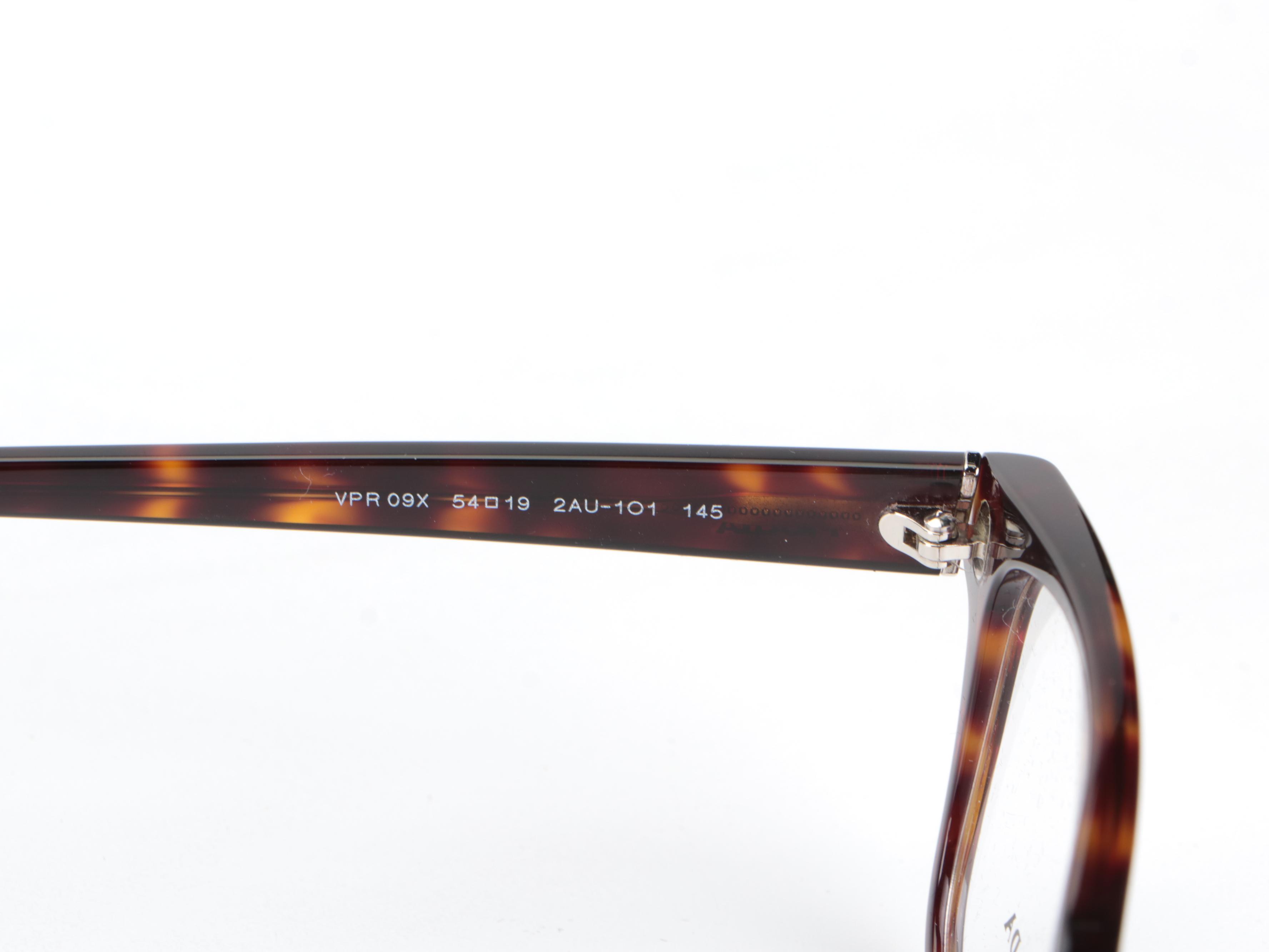 Prada VPR 09X Rectangular Eyeglasses with Case