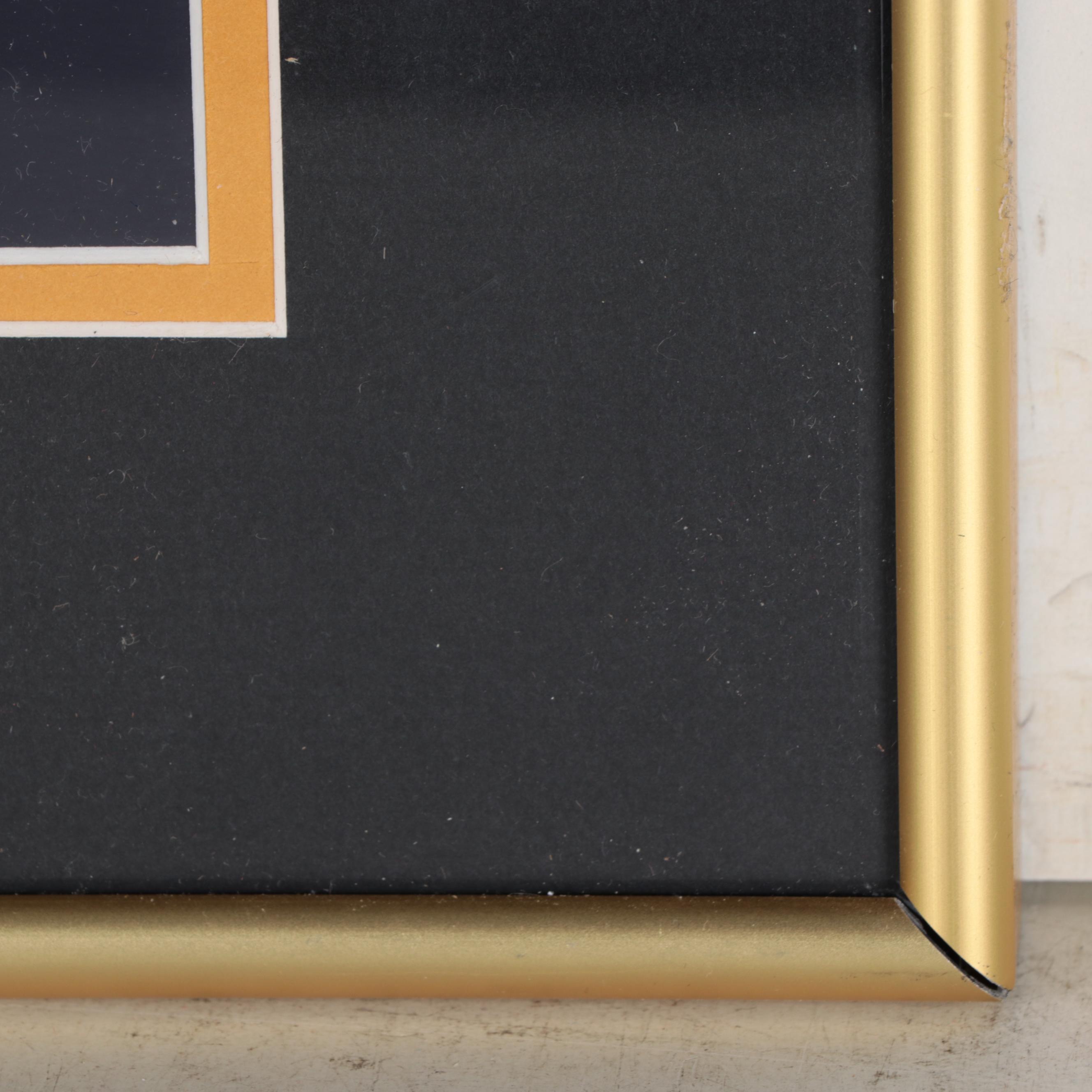 Victor Vasarely Serigraph "London," 1980s