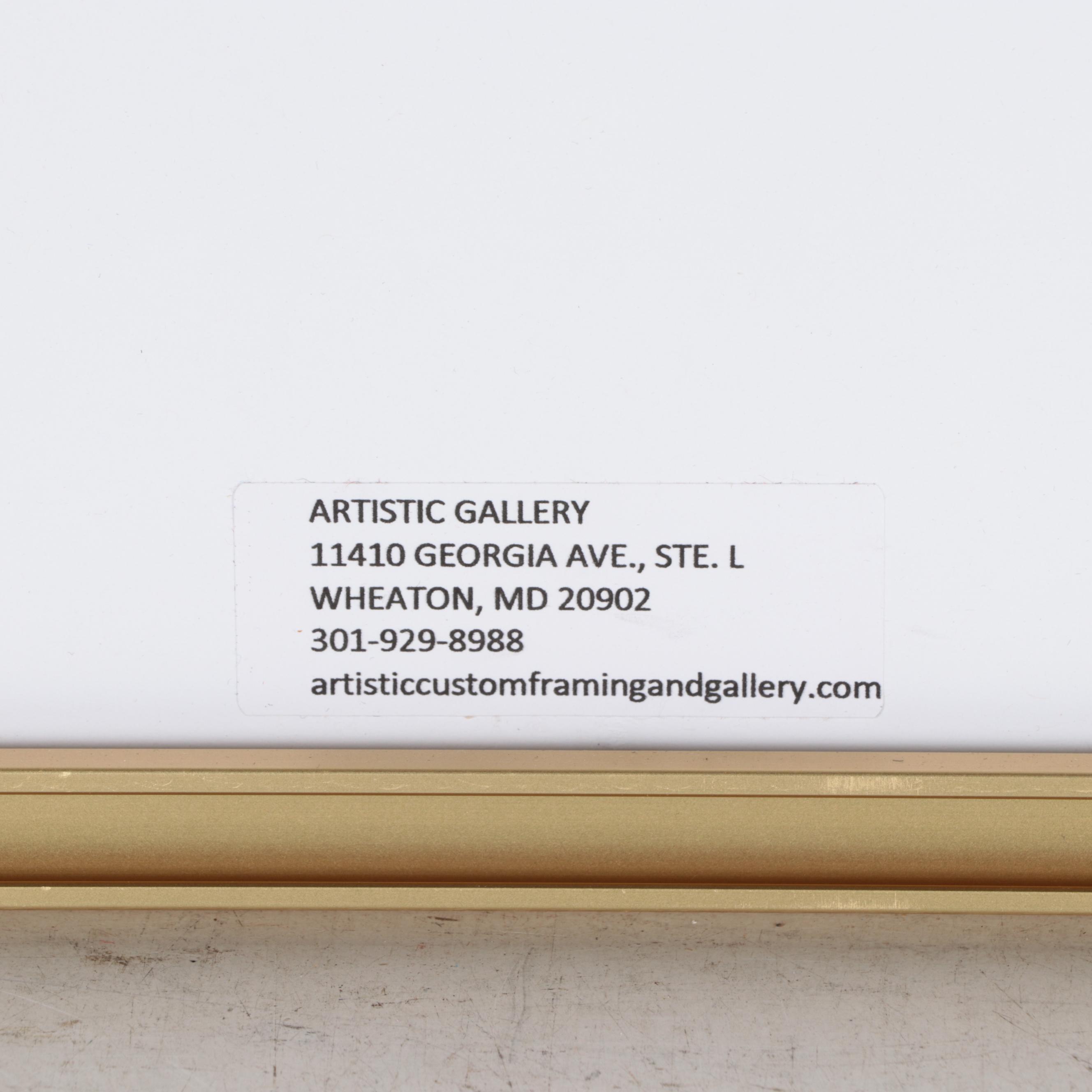 Victor Vasarely Serigraph "London," 1980s