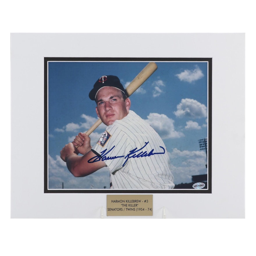 Harmon Killebrew "The Killer" Signed Minnesota Twins Photo Print, COA