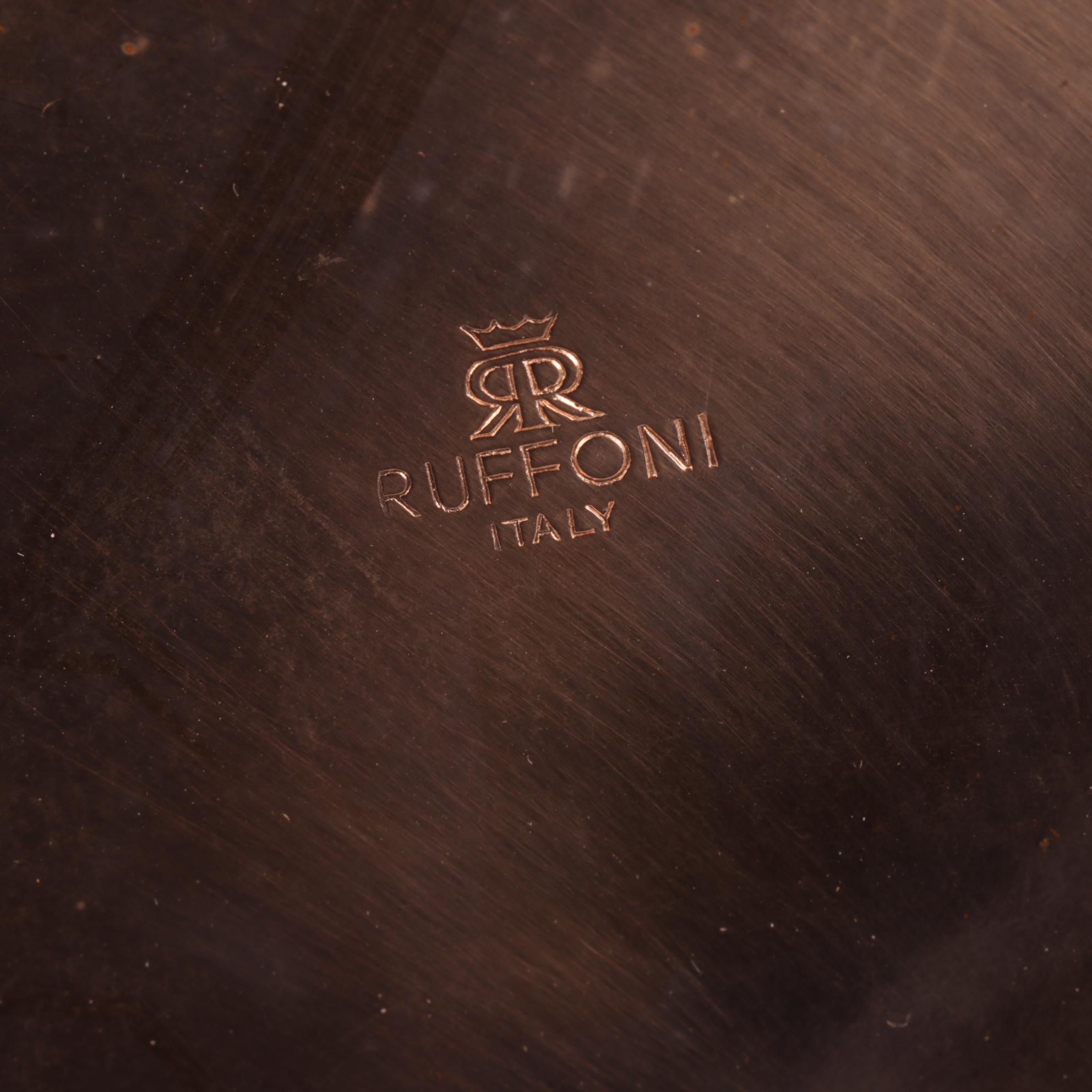 Ruffoni Italian Copper Polenta Pot and Wooden Spoon