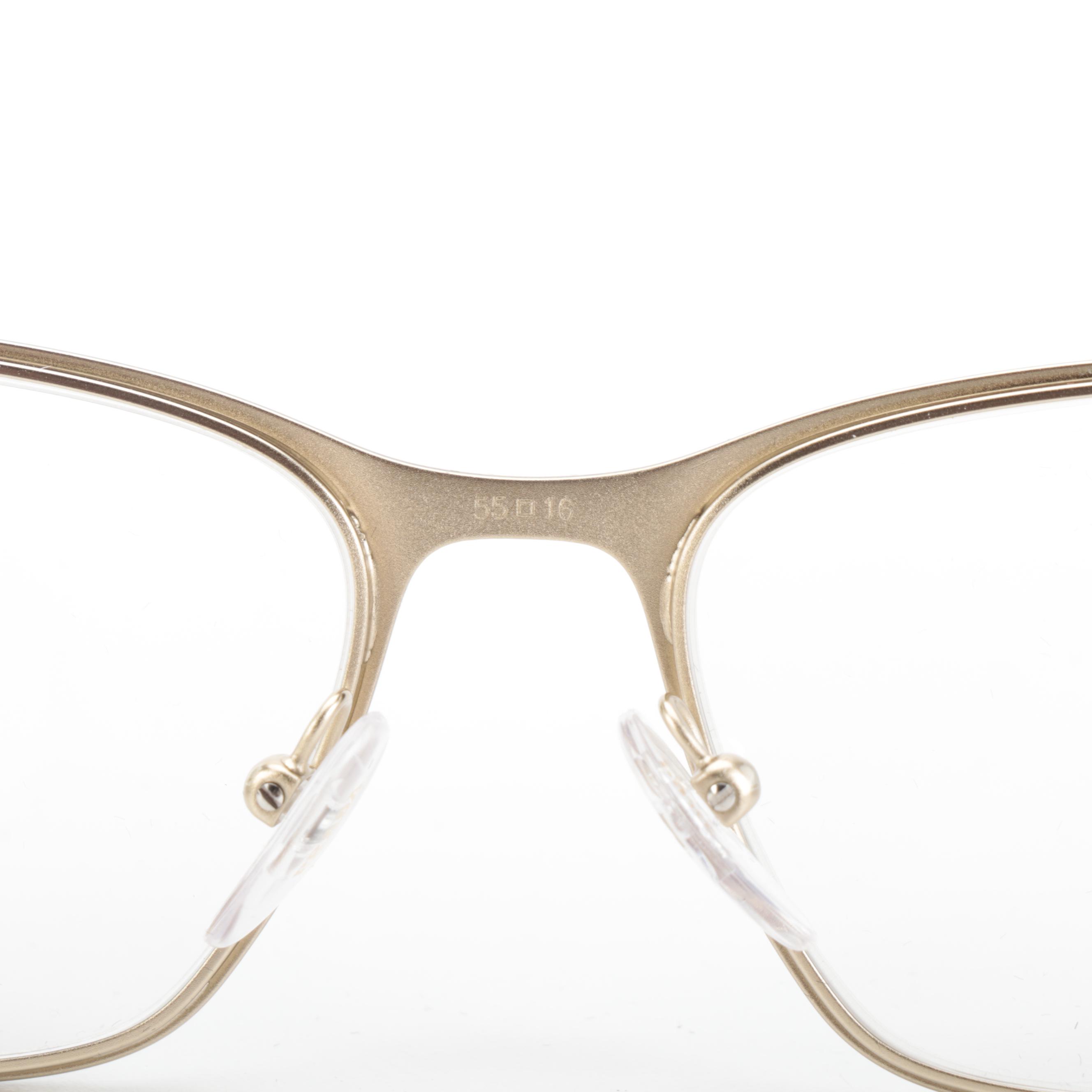 Prada VPR60X Rectangular Cat Eye Red-Gold-Havana Eyeglasses with Box and Case