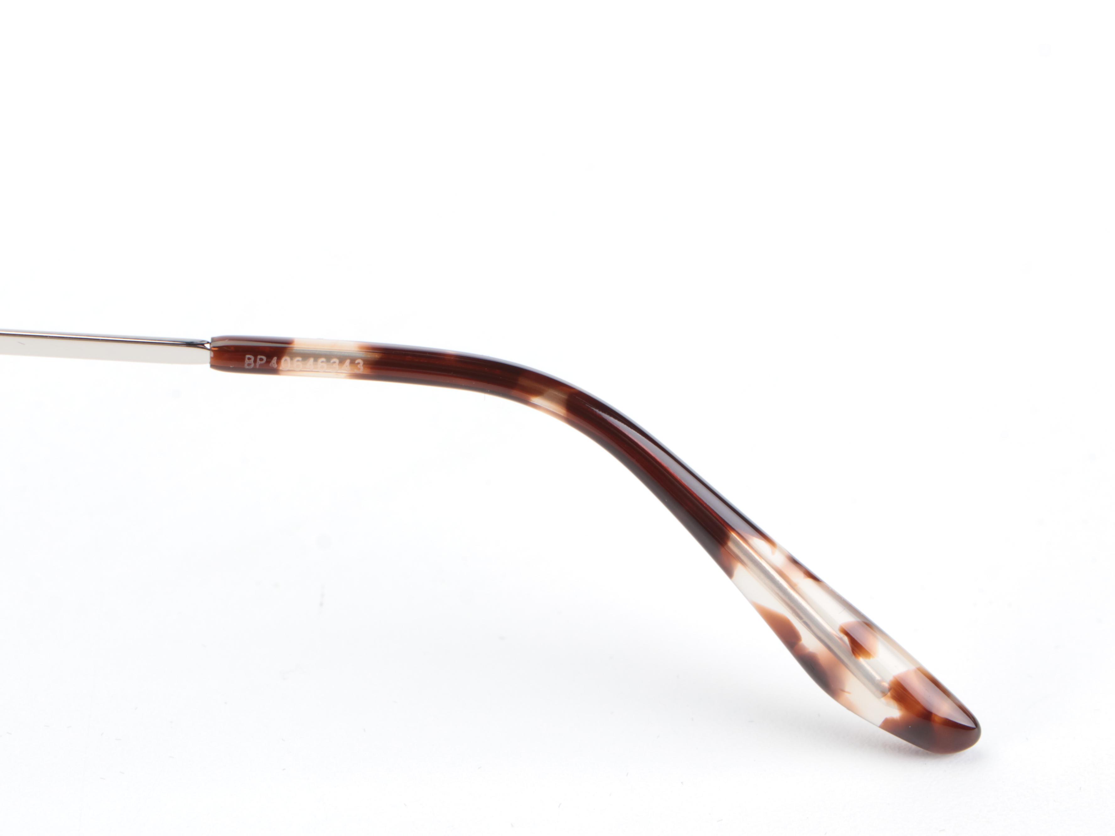 Prada VPR14X Square Cat Eye Pink-Silver-Havana Frame Eyeglasses with Box & Case