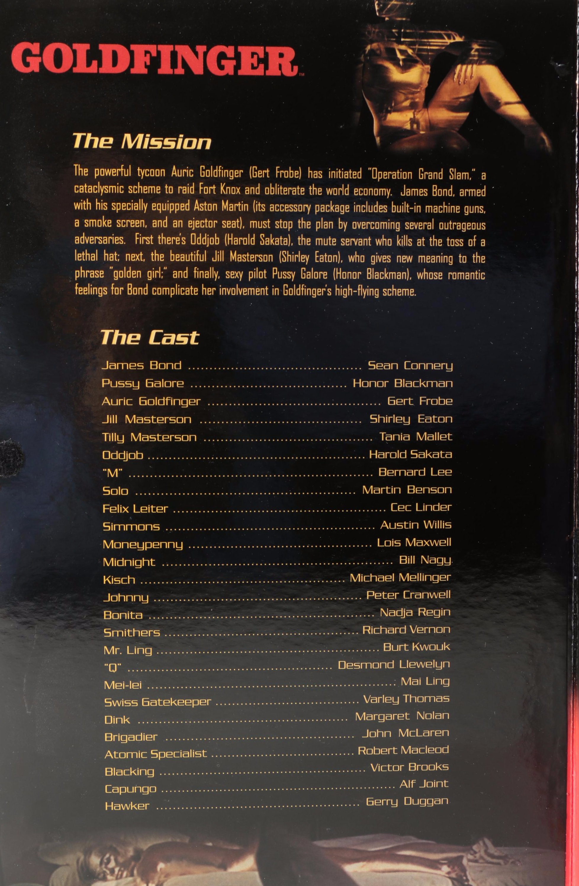 "Goldfinger" Oddjob Action Figure by Sideshow Collectibles, 2000s