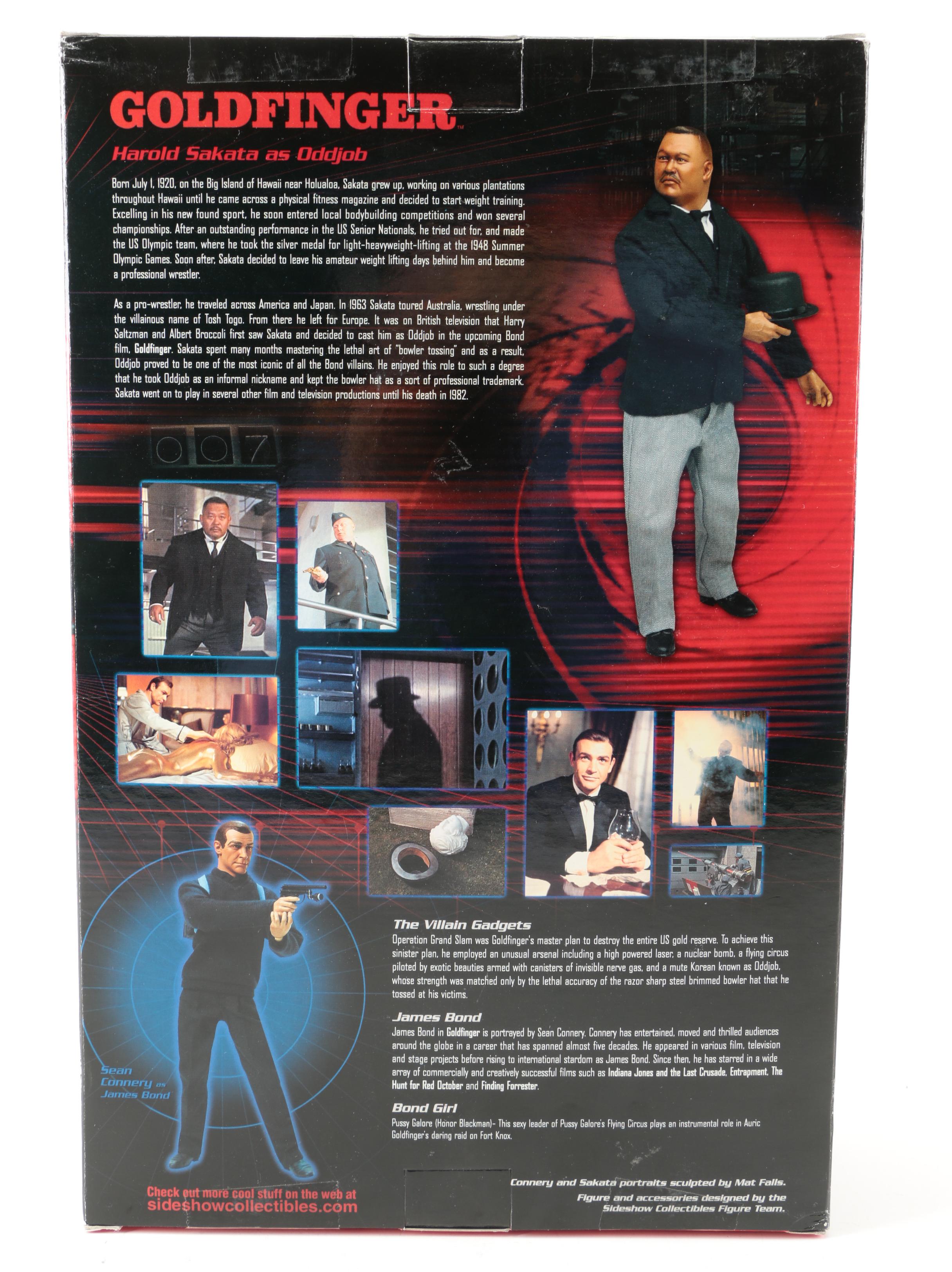 "Goldfinger" Oddjob Action Figure by Sideshow Collectibles, 2000s