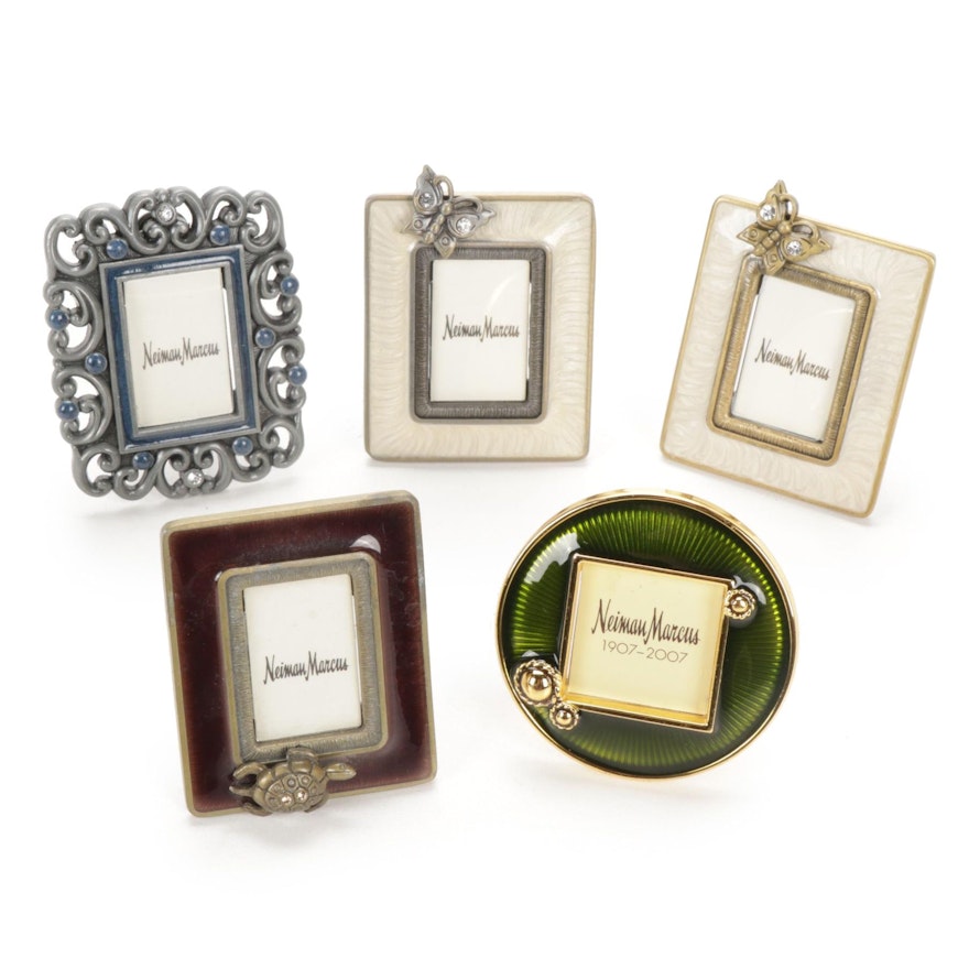 Jay Strongwater for Neiman Marcus Embellished Miniature Picture Frames