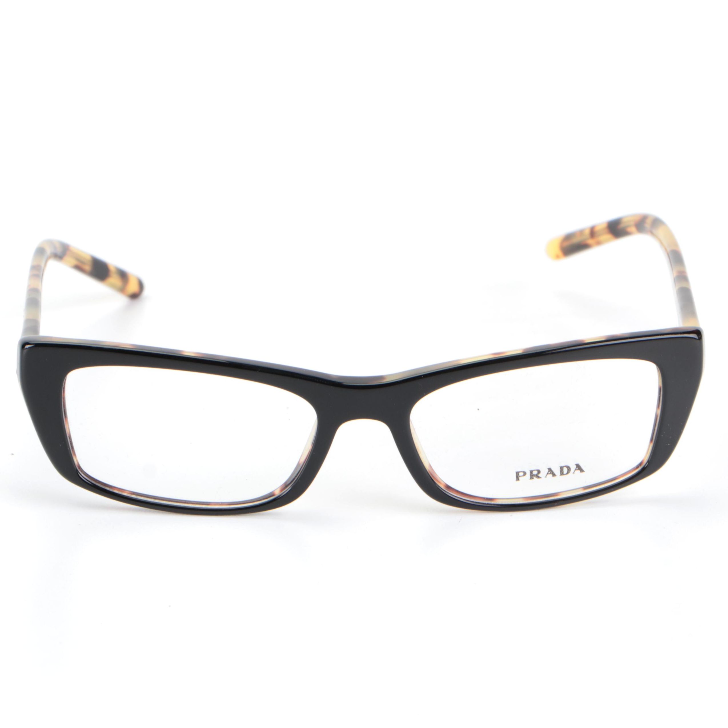 Prada VPR 10X Rectangular Eyeglasses with Case and Box