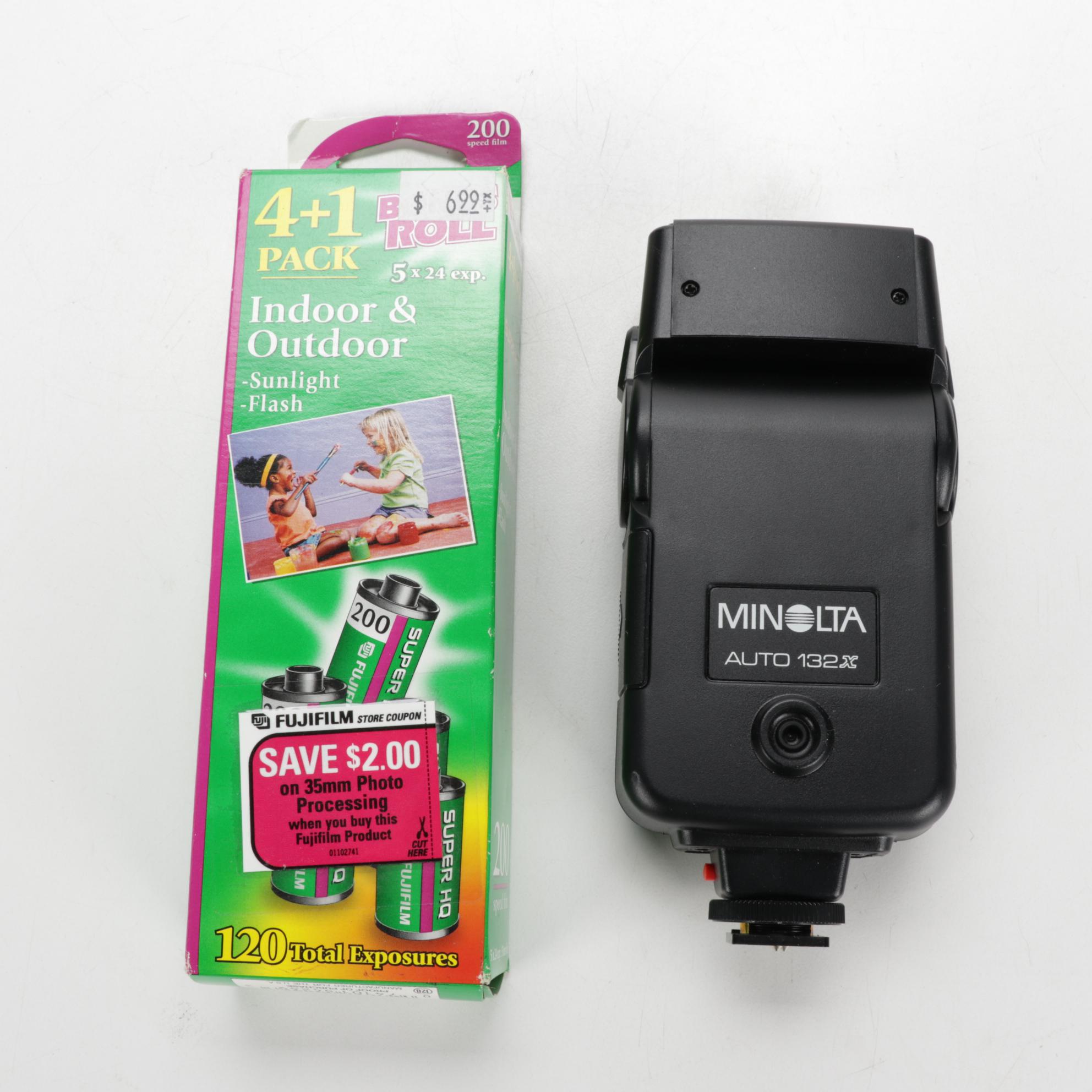 Canon EOS Rebel X Digital Camera With Polaroid One Step