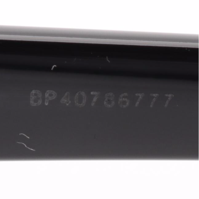 Prada SPR 20V-F Geometric Oval Sunglasses in Black Acetate