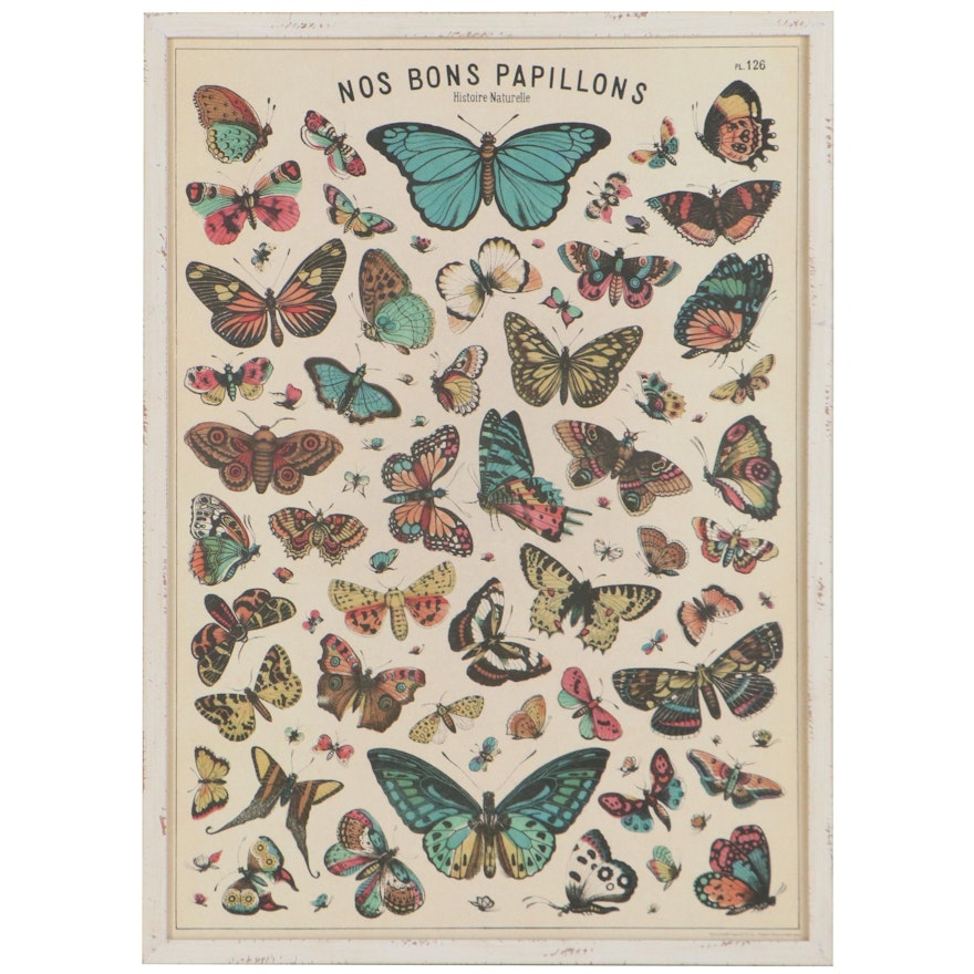 Offset Lithograph "Nos Bons Papillons," 2014
