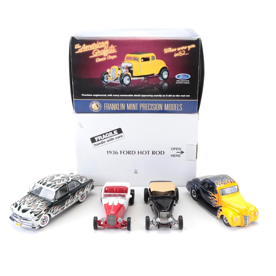 The Franklin Mint and The Danbury Mint Ford Diecast Cars