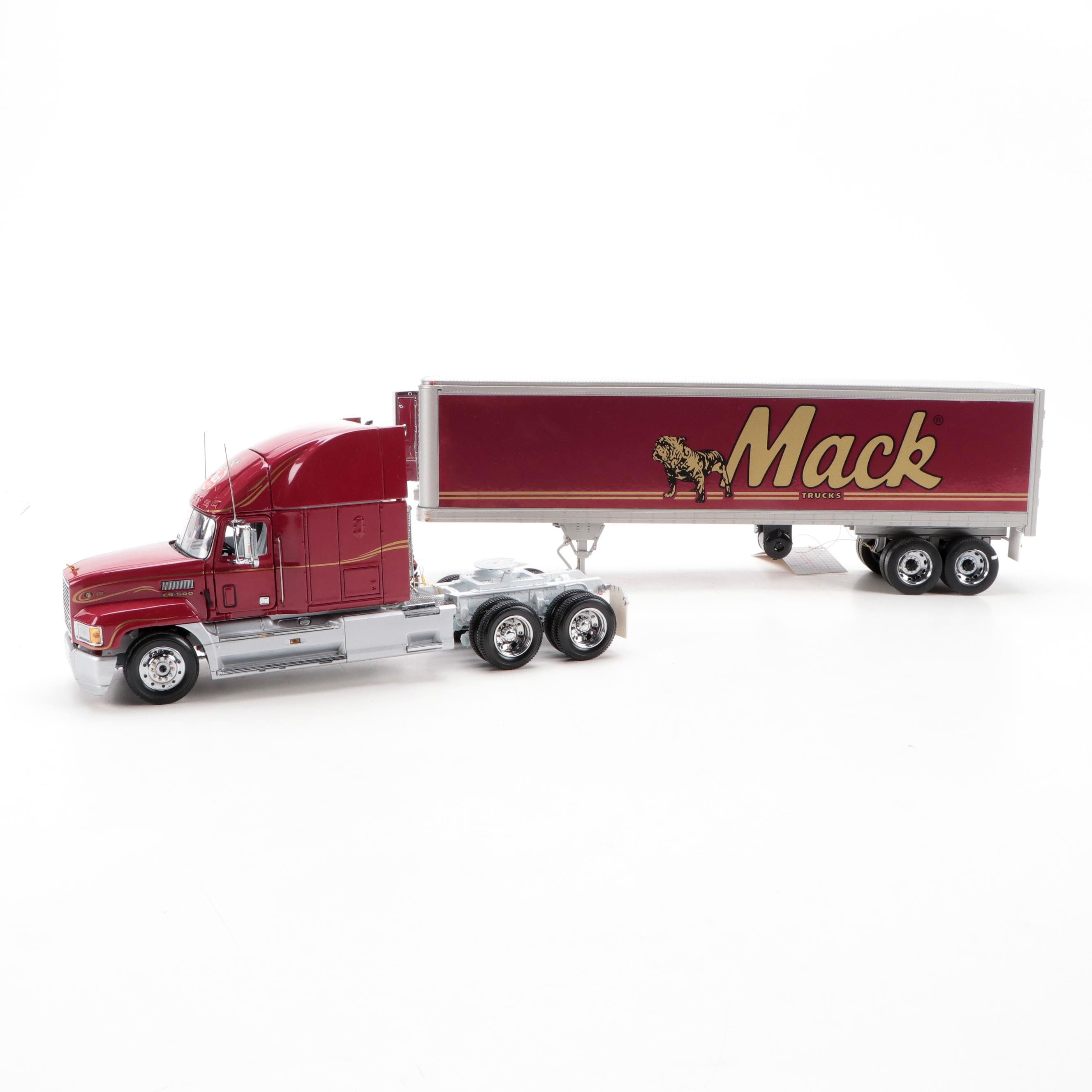 Franklin Mint Mack Truck Diecast Toy Semi-Trucks
