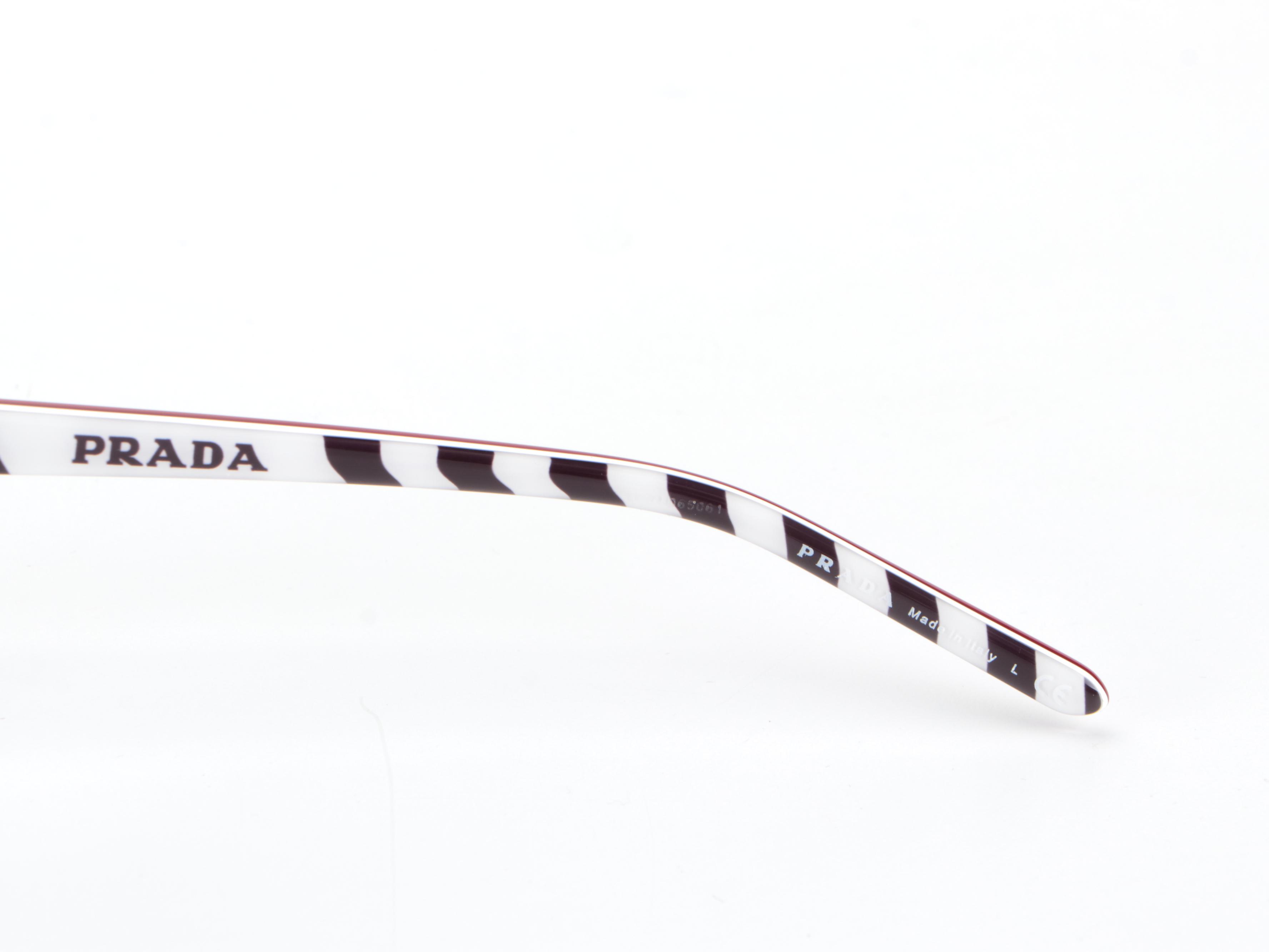 Prada VPR 10X Red Eyeglasses with Case and Box