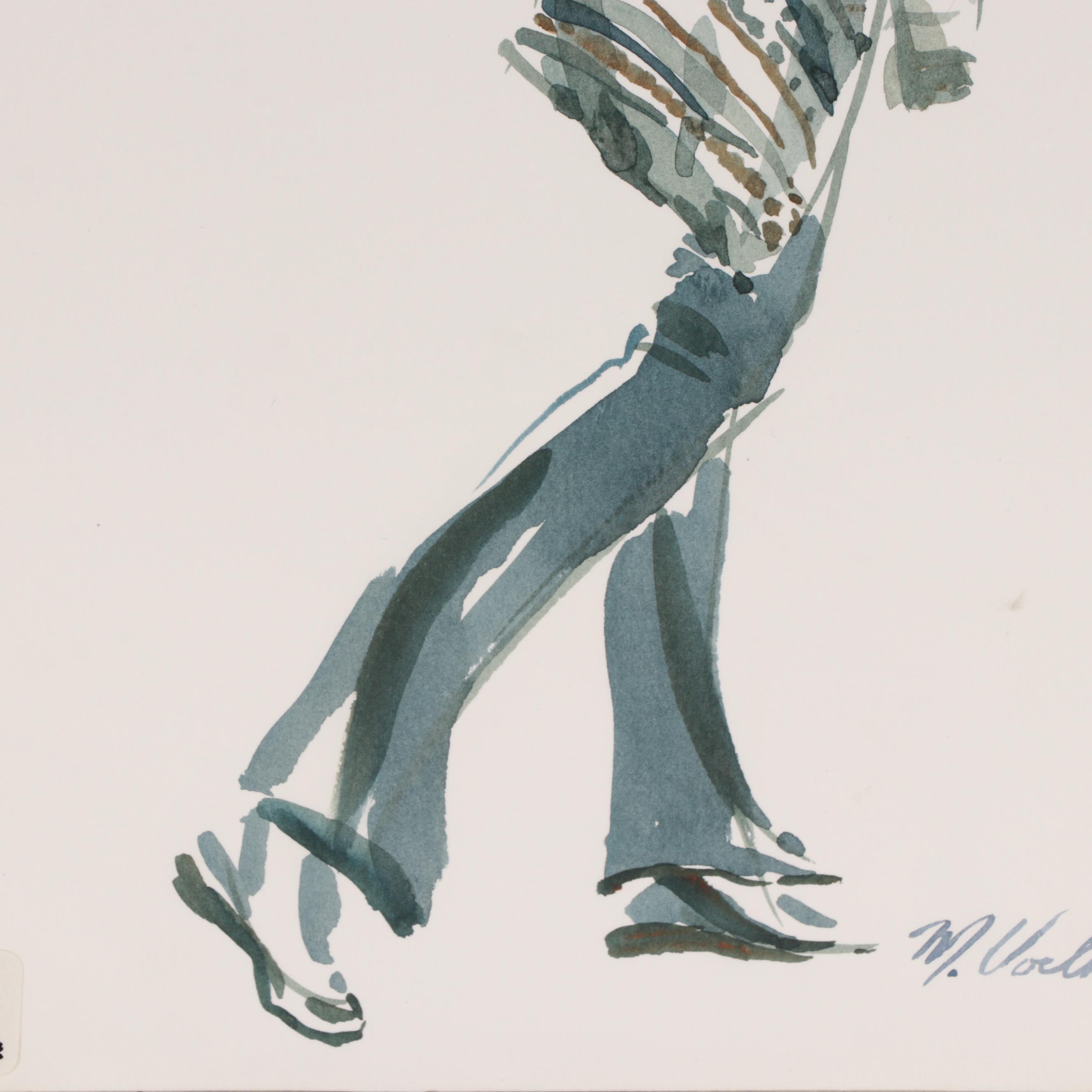 Margaret Voelker-Ferrier Watercolor Illustration