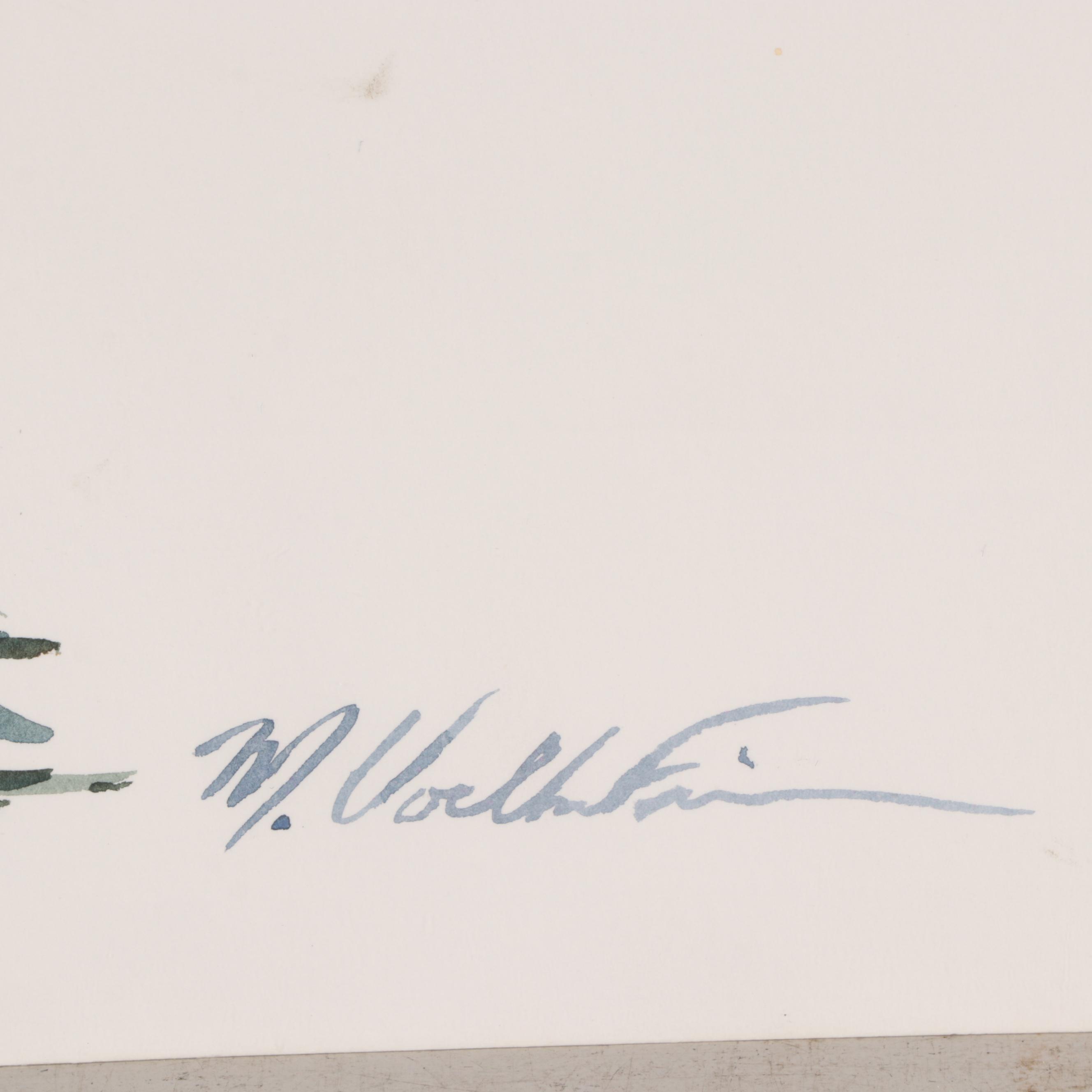 Margaret Voelker-Ferrier Watercolor Illustration