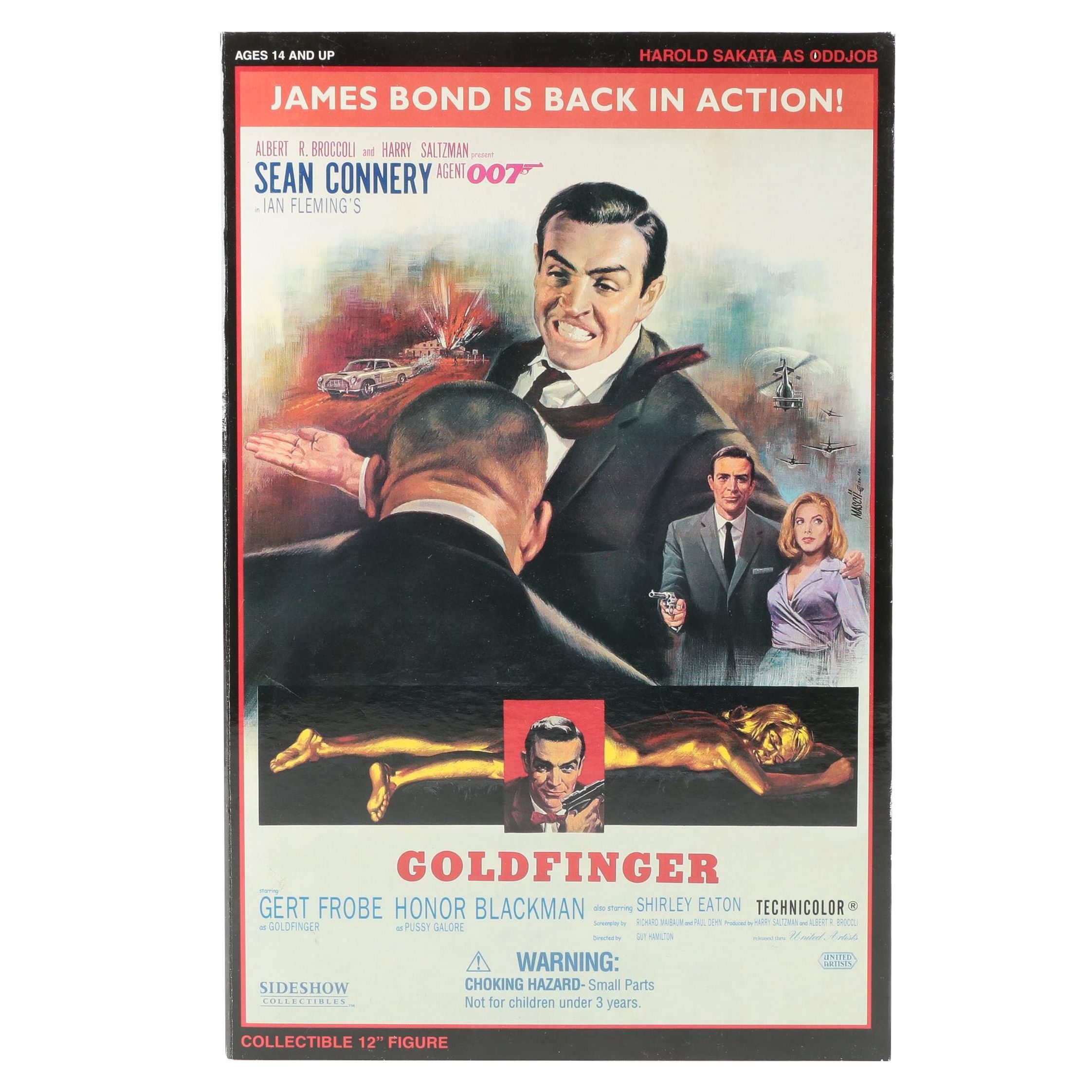 "Goldfinger" Oddjob Action Figure by Sideshow Collectibles, 2000s