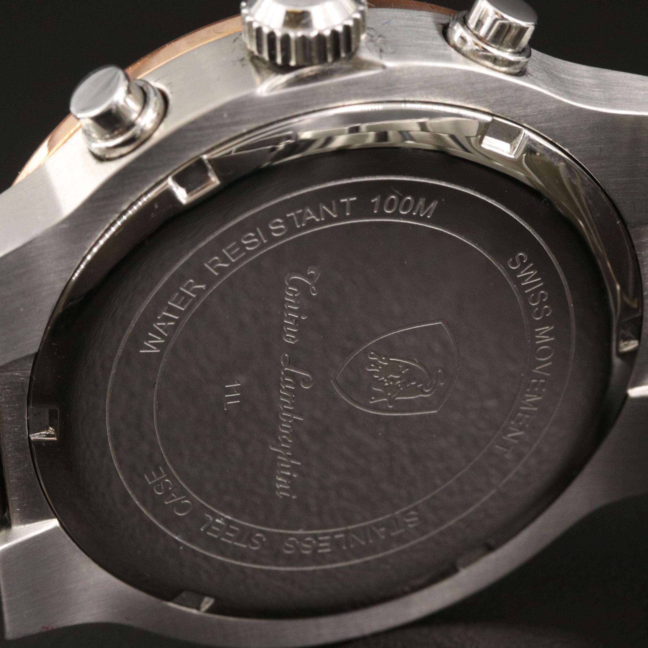 Tonino Lamborghini Chronograph Stainless Steel Watch