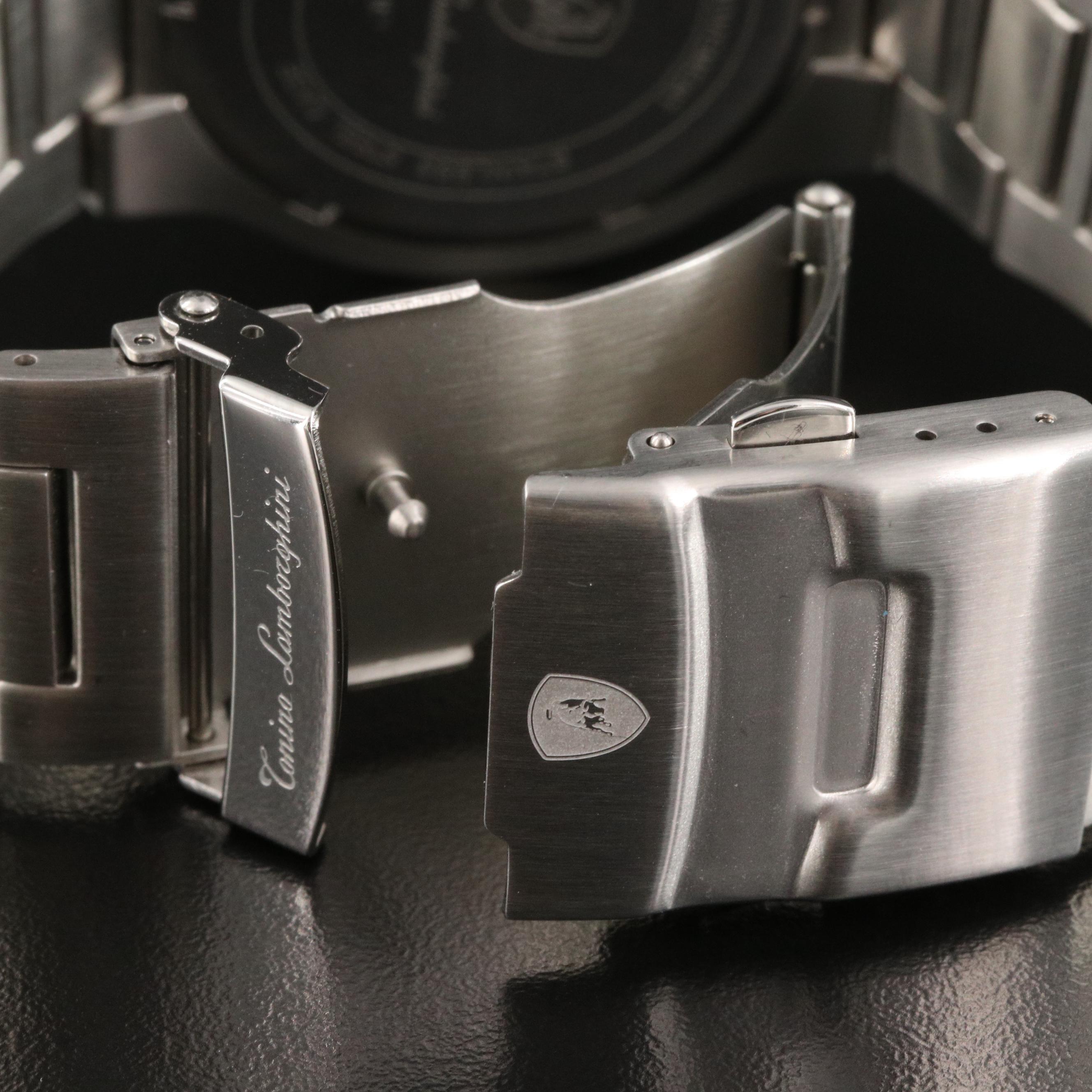 Tonino Lamborghini Chronograph Stainless Steel Watch