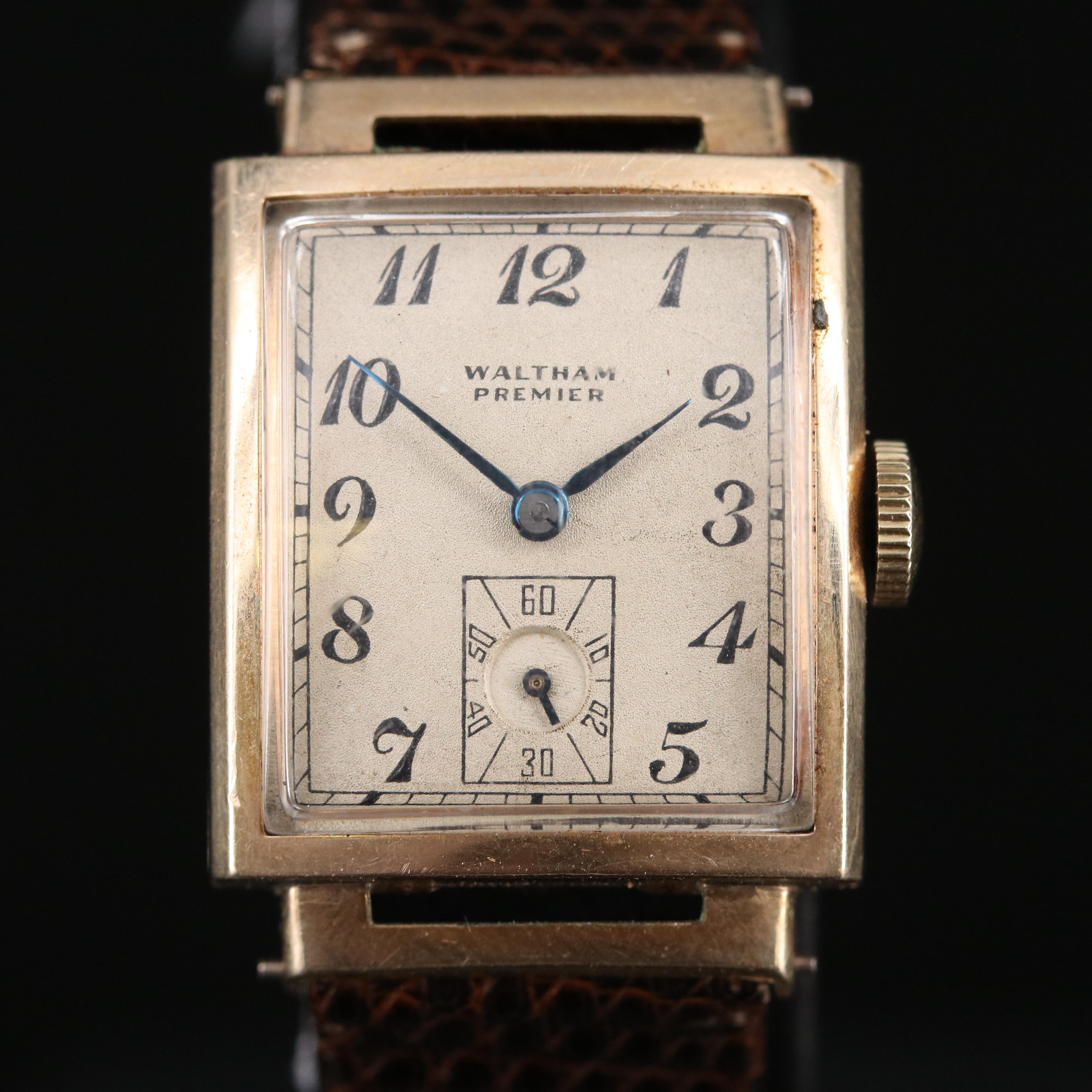 Waltham Premier Gold Filled Manual Wind Watch