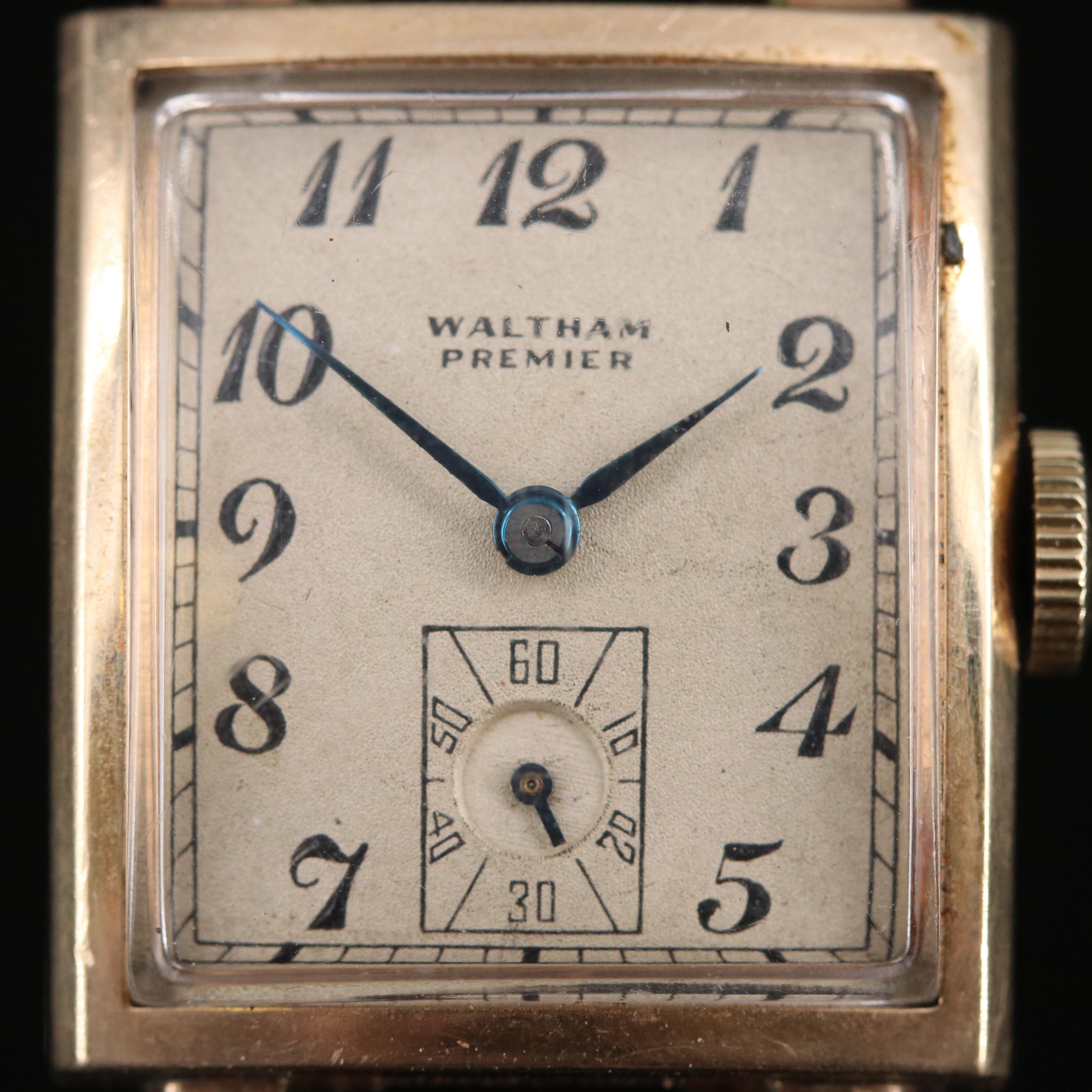 Waltham Premier Gold Filled Manual Wind Watch